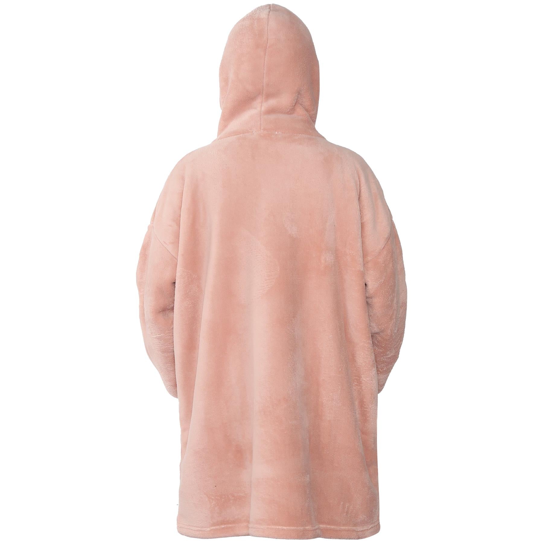 Kids Girls Boys Ultra Soft Oversized Hoodie Snuggle Plush Sherpa Fleece Lining