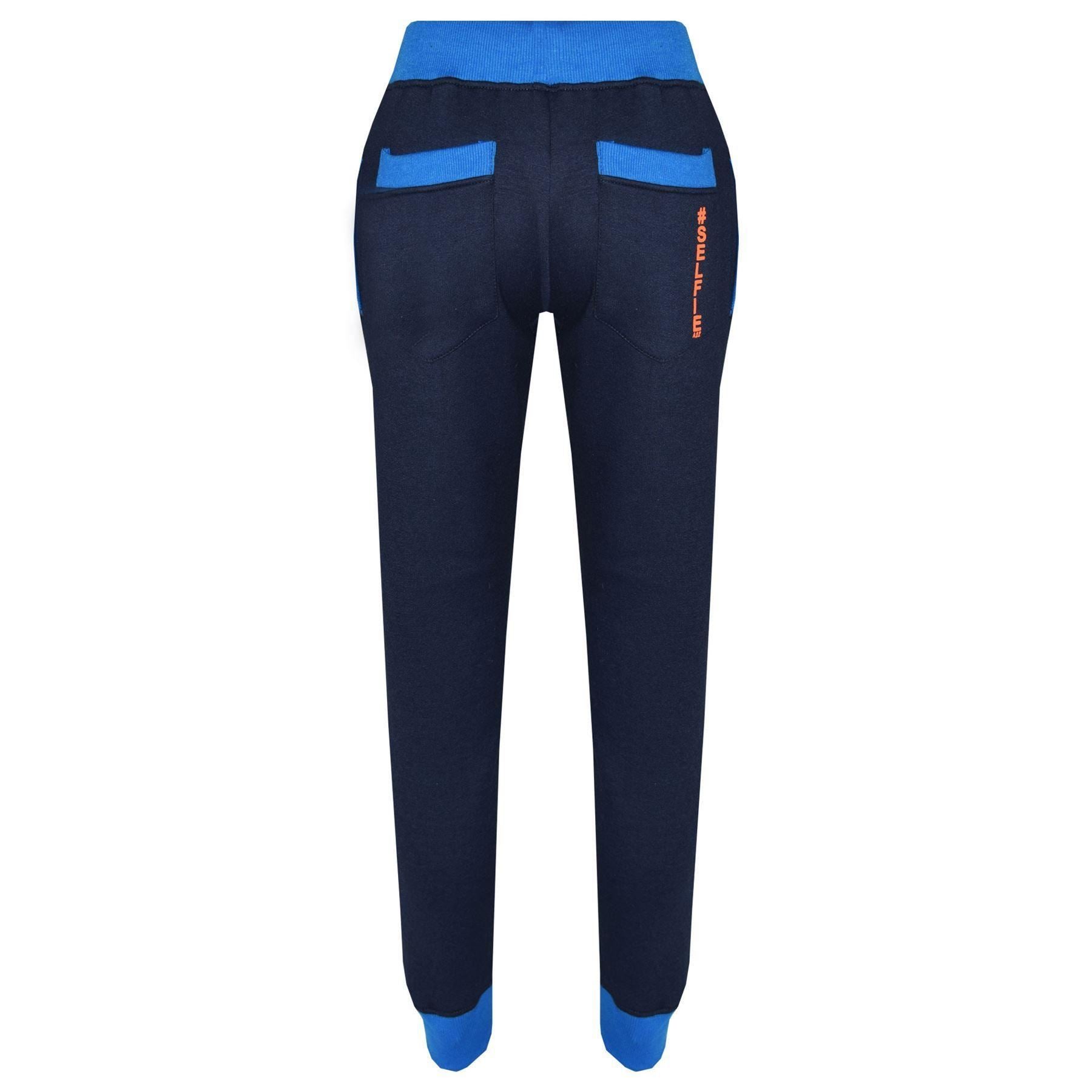 A2Z 4 Kids Girls Boys #SELFIE Tracksuit Hoodie & Joggers Outfit Set Top Bottom