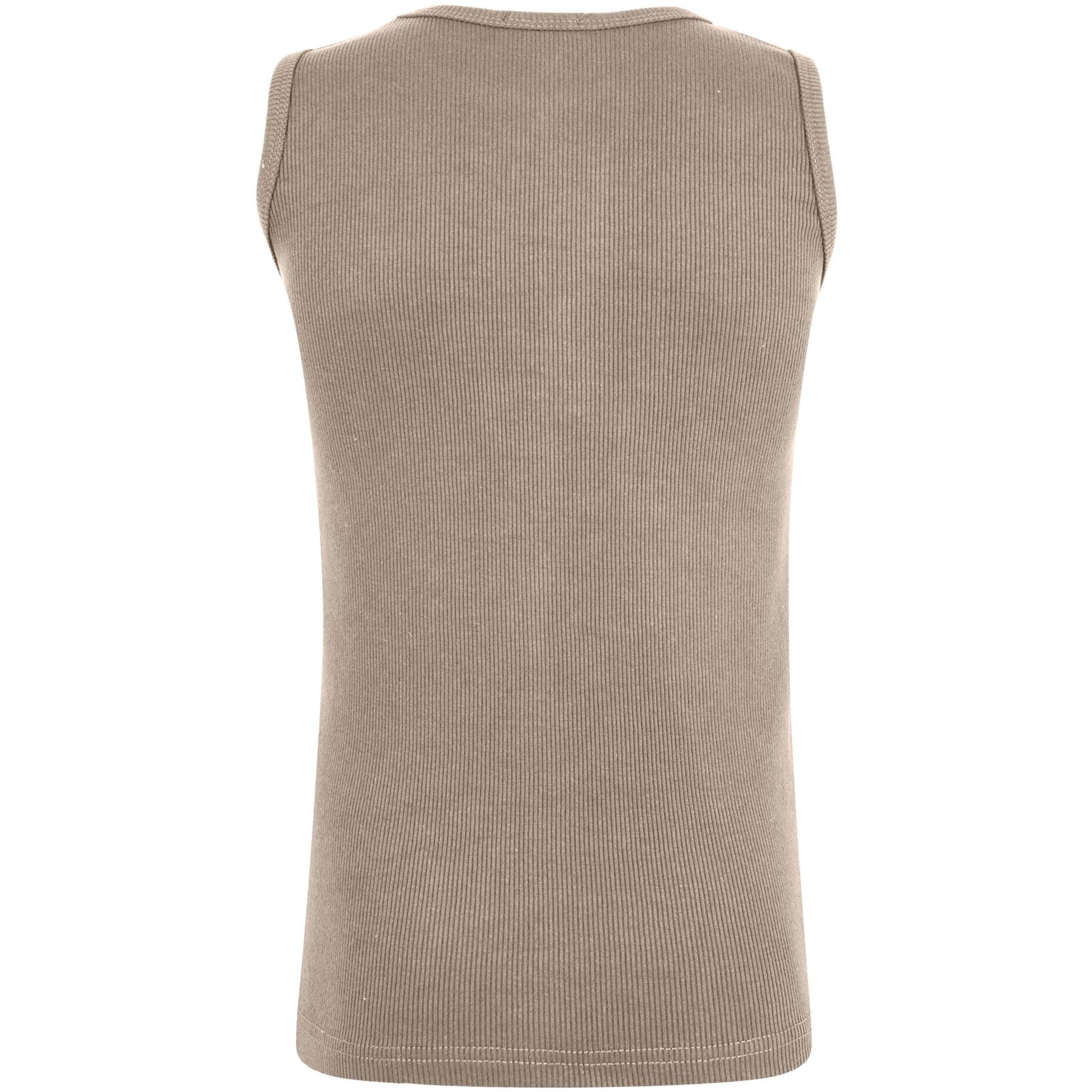 Kids Girls Boys Childrens Vest Top Tank Top Fitted 100% Rich Cotton 2-13 Years