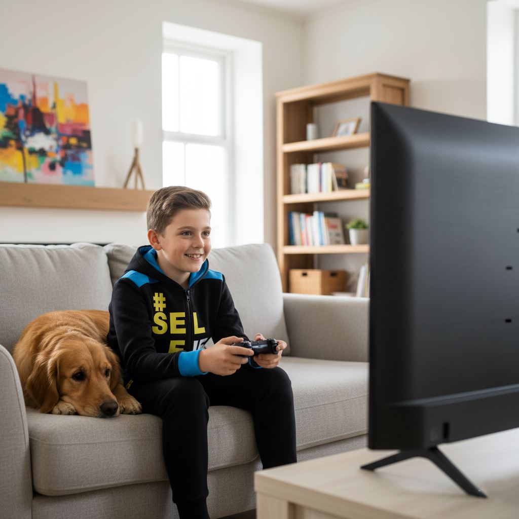 A2Z 4 Kids Girls Boys #SELFIE Tracksuit Hoodie & Joggers Outfit Set Top Bottom