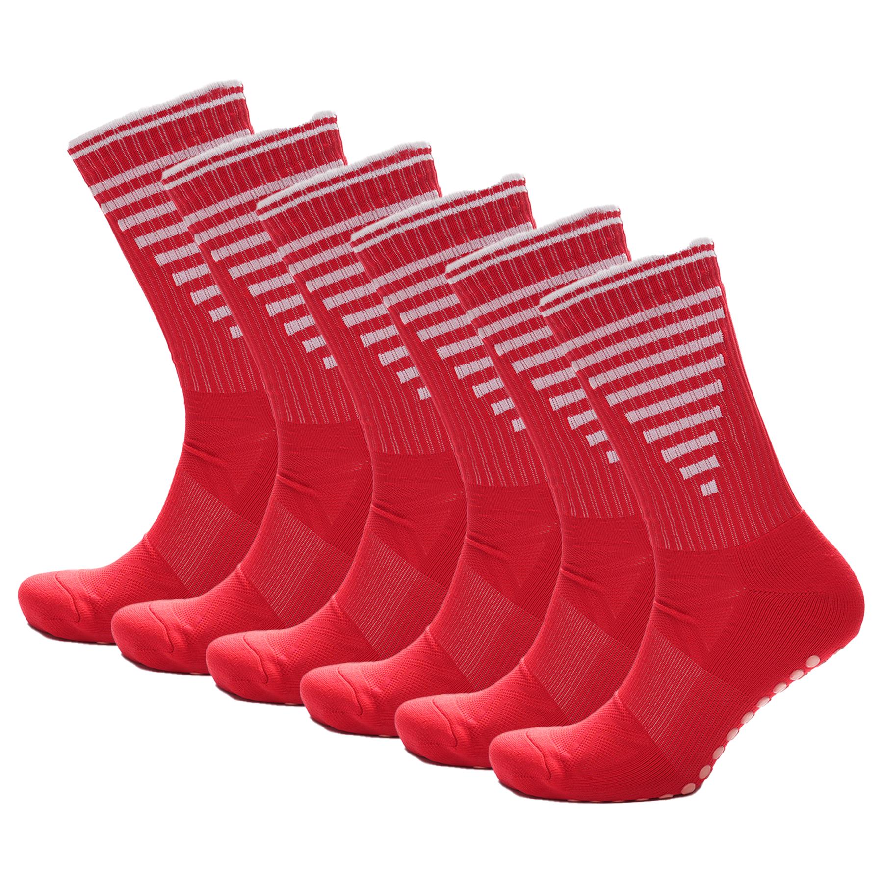 A2Z 3 Pack Girls Boys Football Grip Sock Breathable Anti Slip Terry Sports Socks