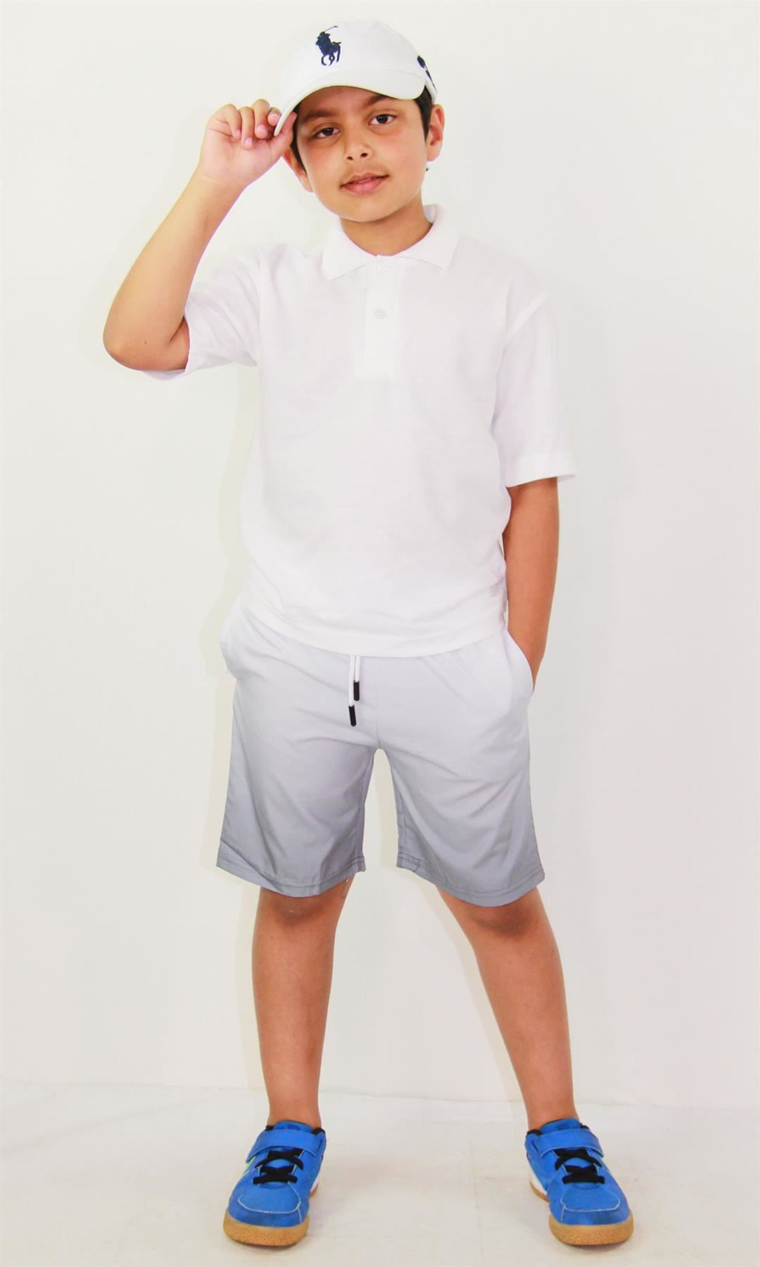 Kids Boys Gradient Colour Shorts Two Tone Fade New Summer Fashion Age 5-13 Years