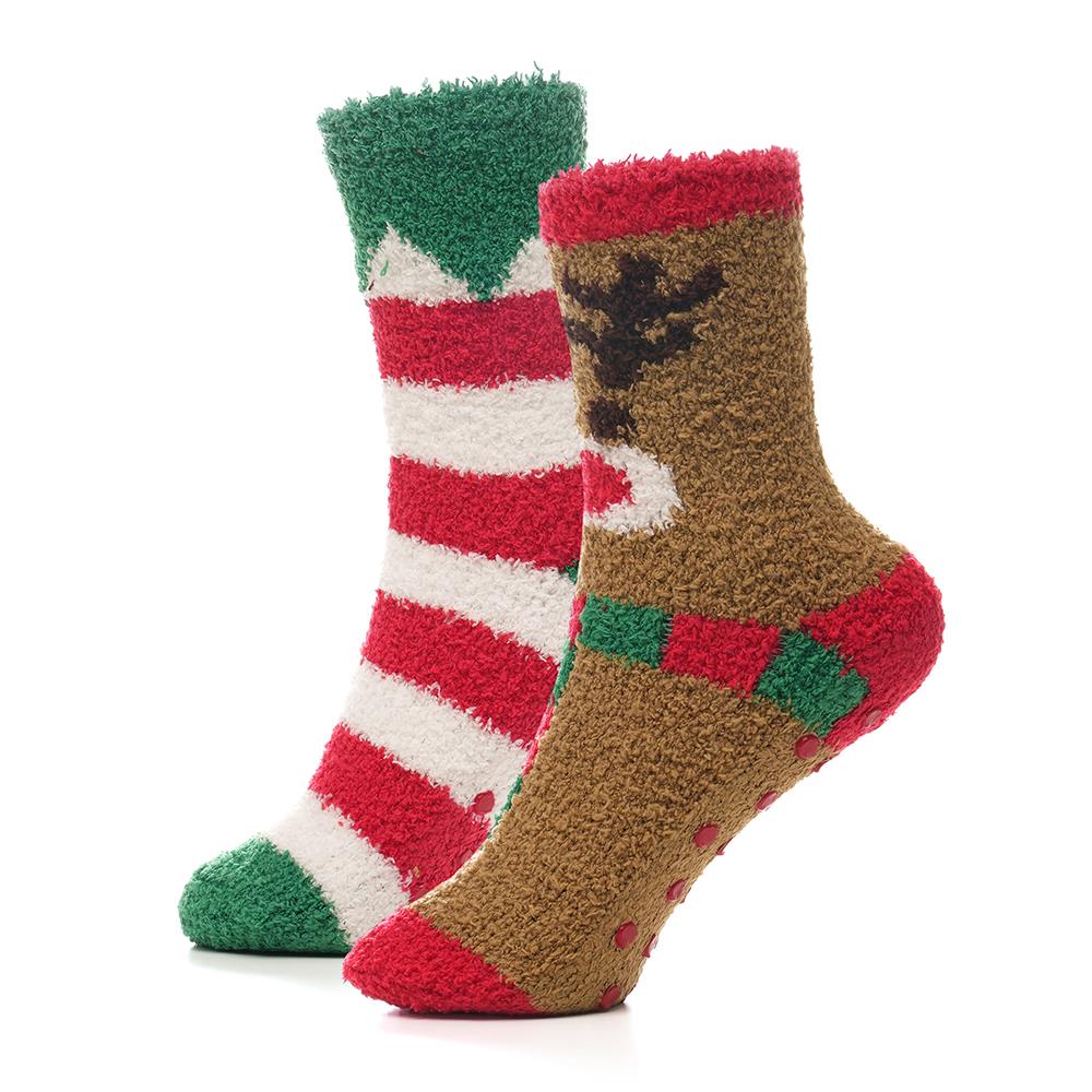 A2Z 4 Kids Girls Boys Socks 4 Pack Novelty Xmas Stylish Winter Warm Cozy Socks