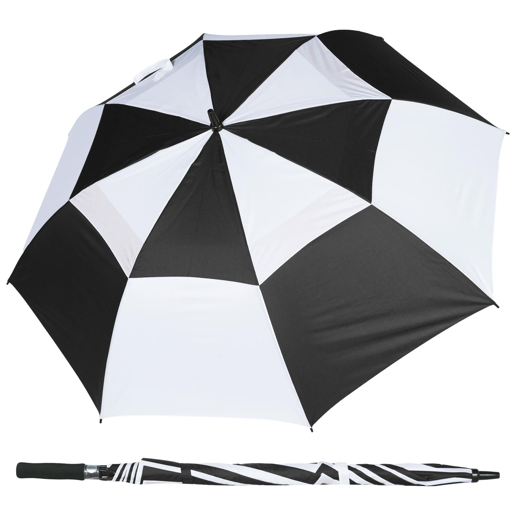 A2Z Golf Umbrella Auto Open Wind Rain Resitant 152cm Double Canopy Vented Brolly