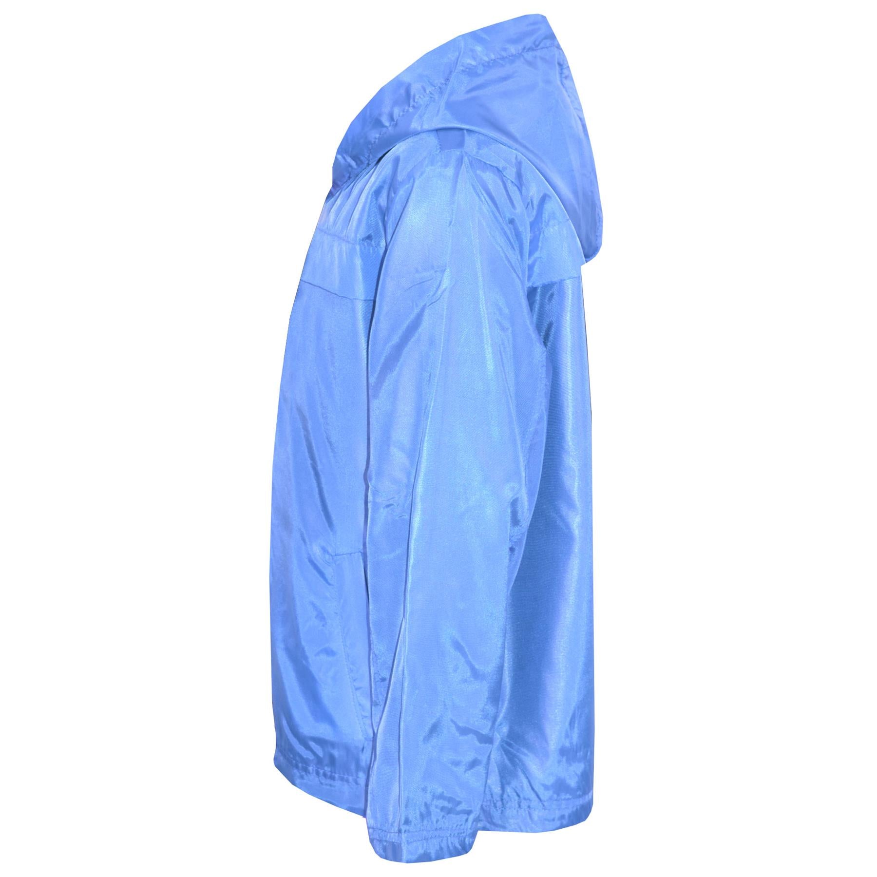 Girls Boys Raincoats Jackets Kids Waterproof Hooded Cagoule Age 5-13 Years