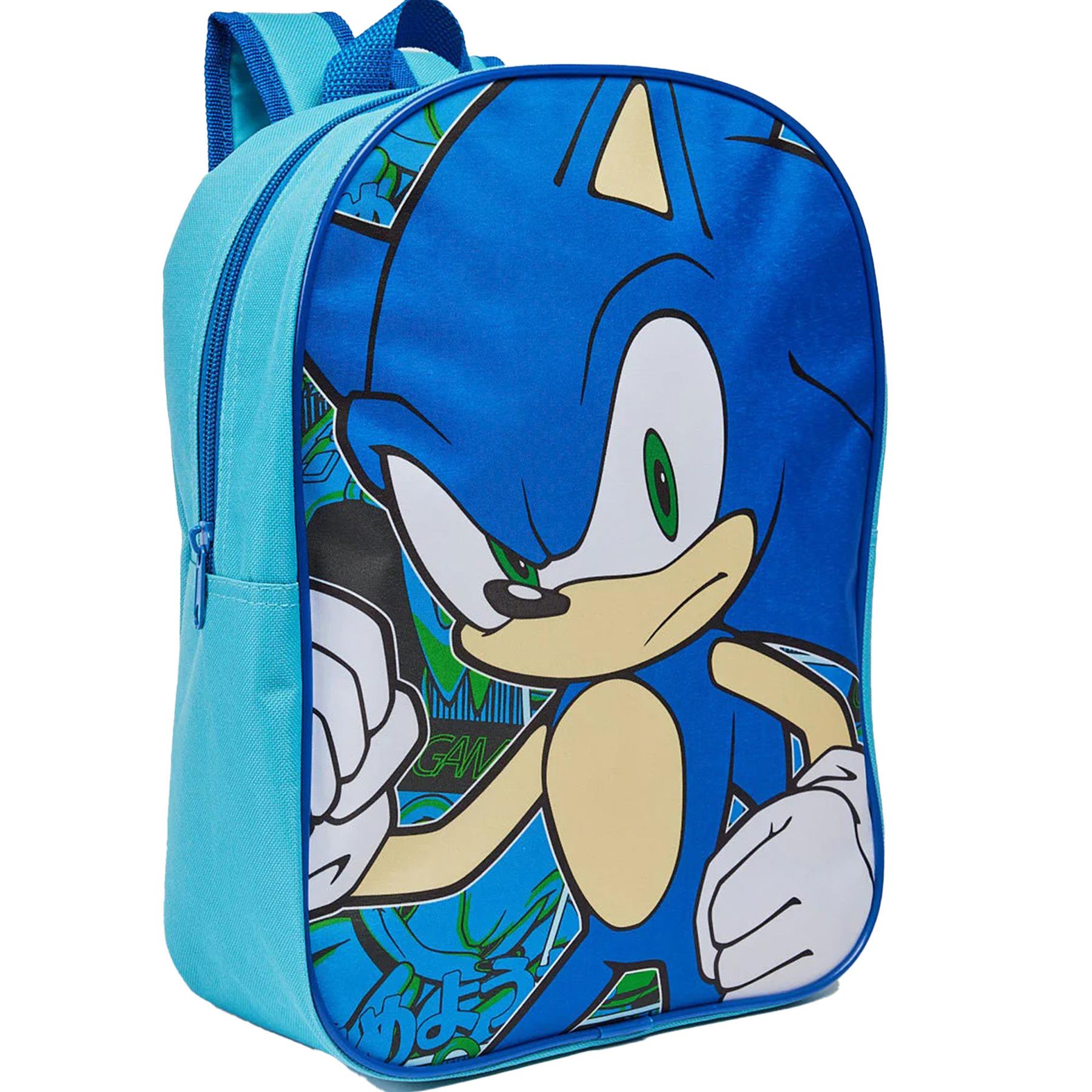 Kids Sonic Backpack Officially Licensed Back To School Nursery Rucksack Backpack