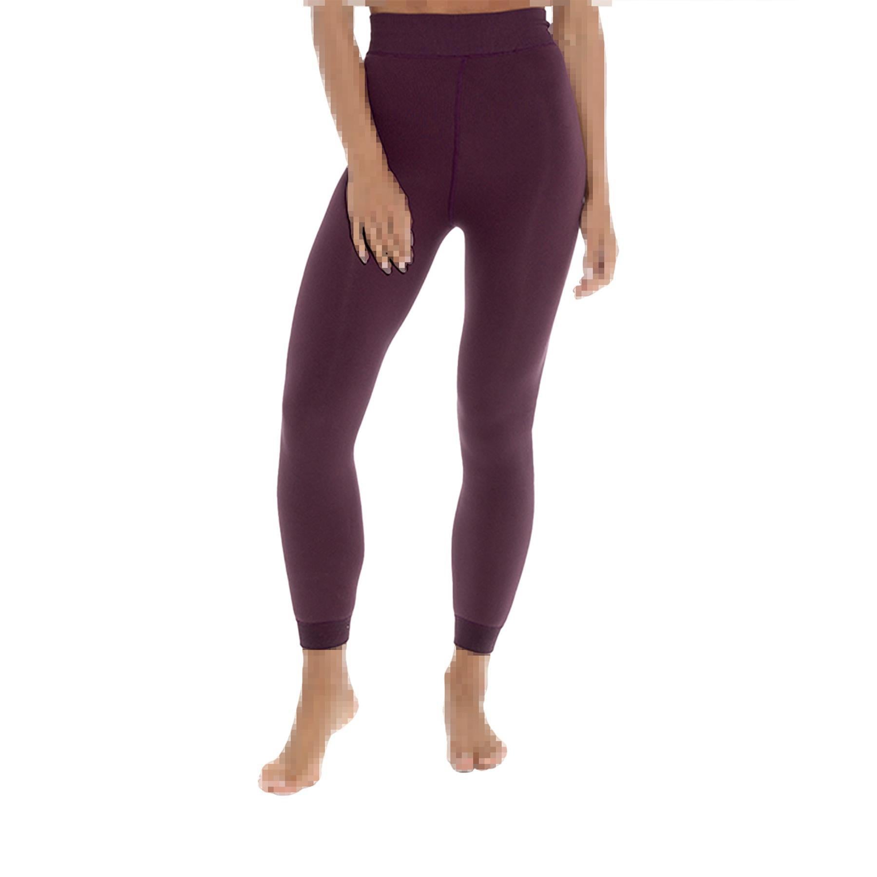 Ladies Velvet Plush Thermal Legging Soft Stretchy Everyday High Waist Leggings