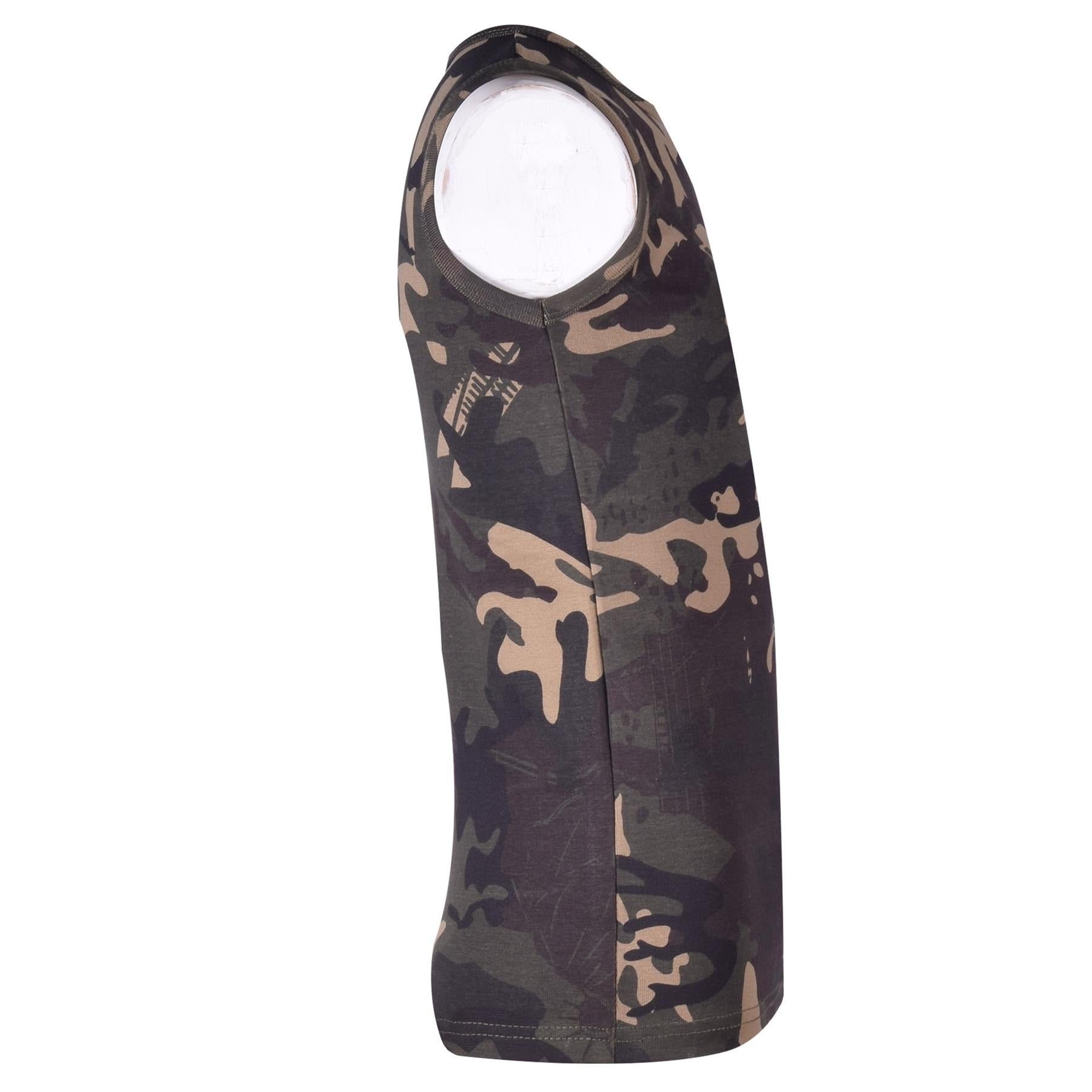 Kids Girls Ribbed Vest Top 100% Thick Cotton Fashion Tank Tops T Shirt 2-13 Year