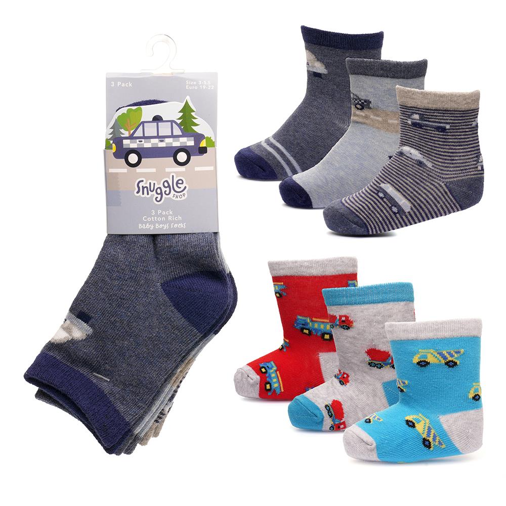 Infant 6 Pack Baby Girls Boys Animal Design Comfortable Newborn Footwear Socks