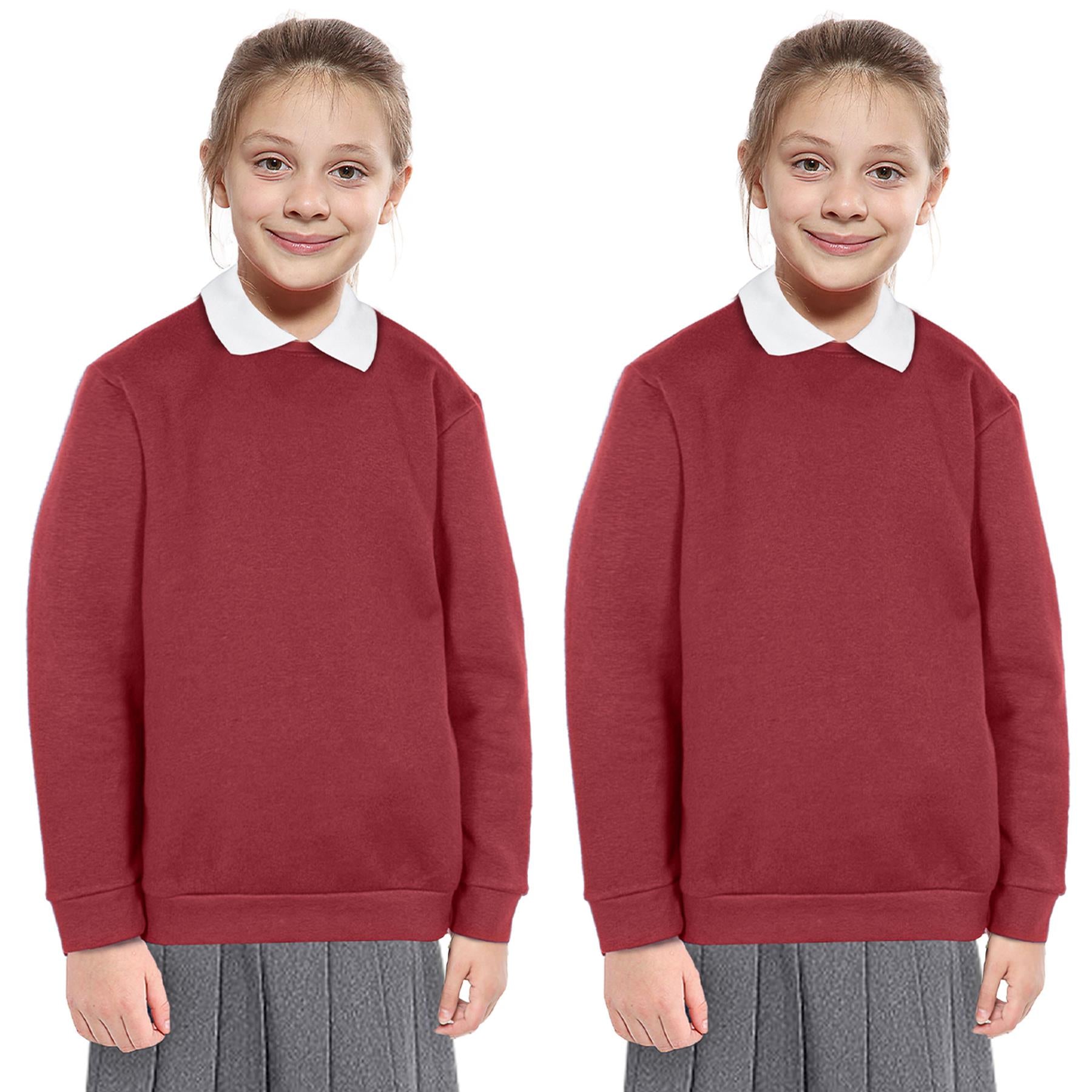 Kids Girls Boys Unisex Scouts School Uniform Jumper Pack Of 2 Cardi Sweatshirt