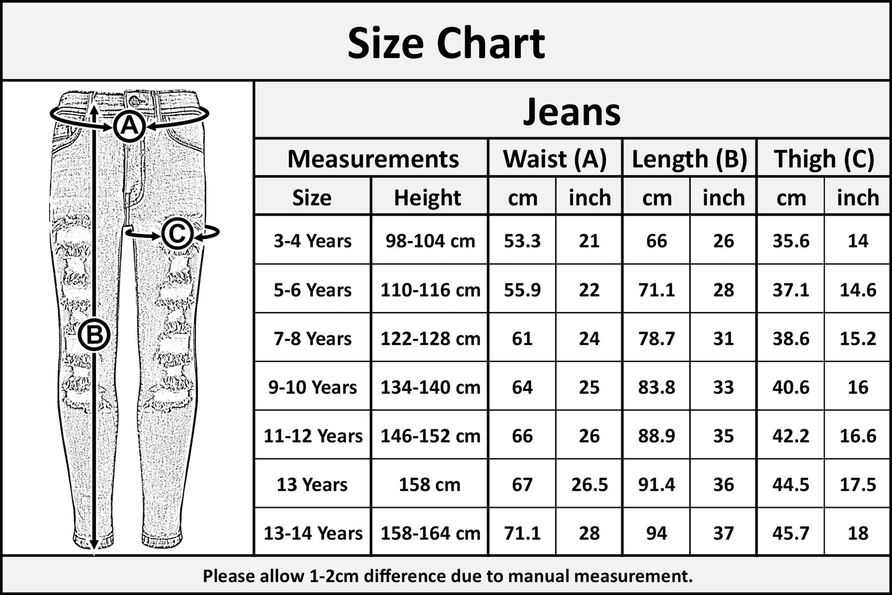 A2Z 4 Kids Girls Stretch Comfortable Jeans Lightweight Denim Ripped Skinny Pants