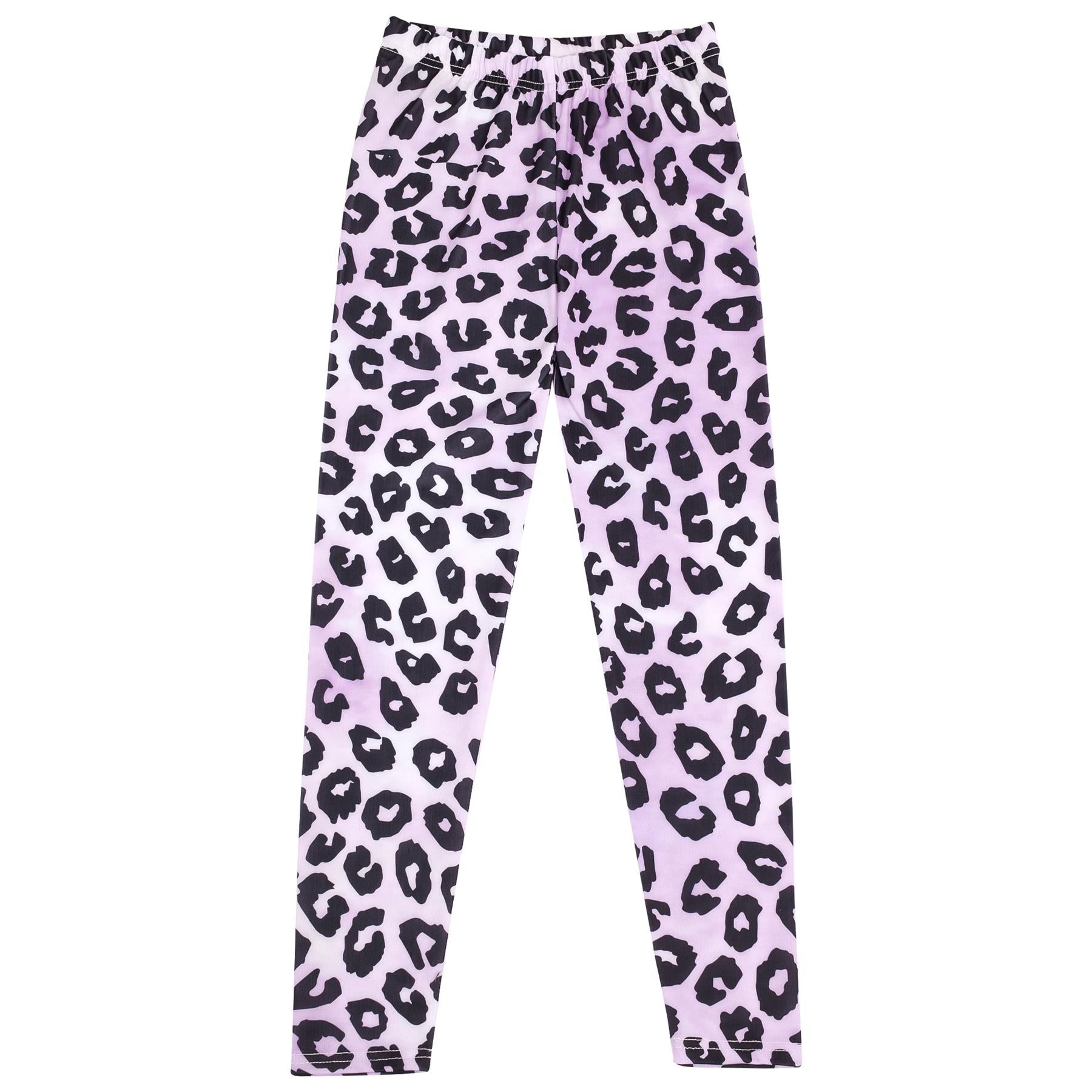 Kids Girls 3D Tie Dye Print Leggings