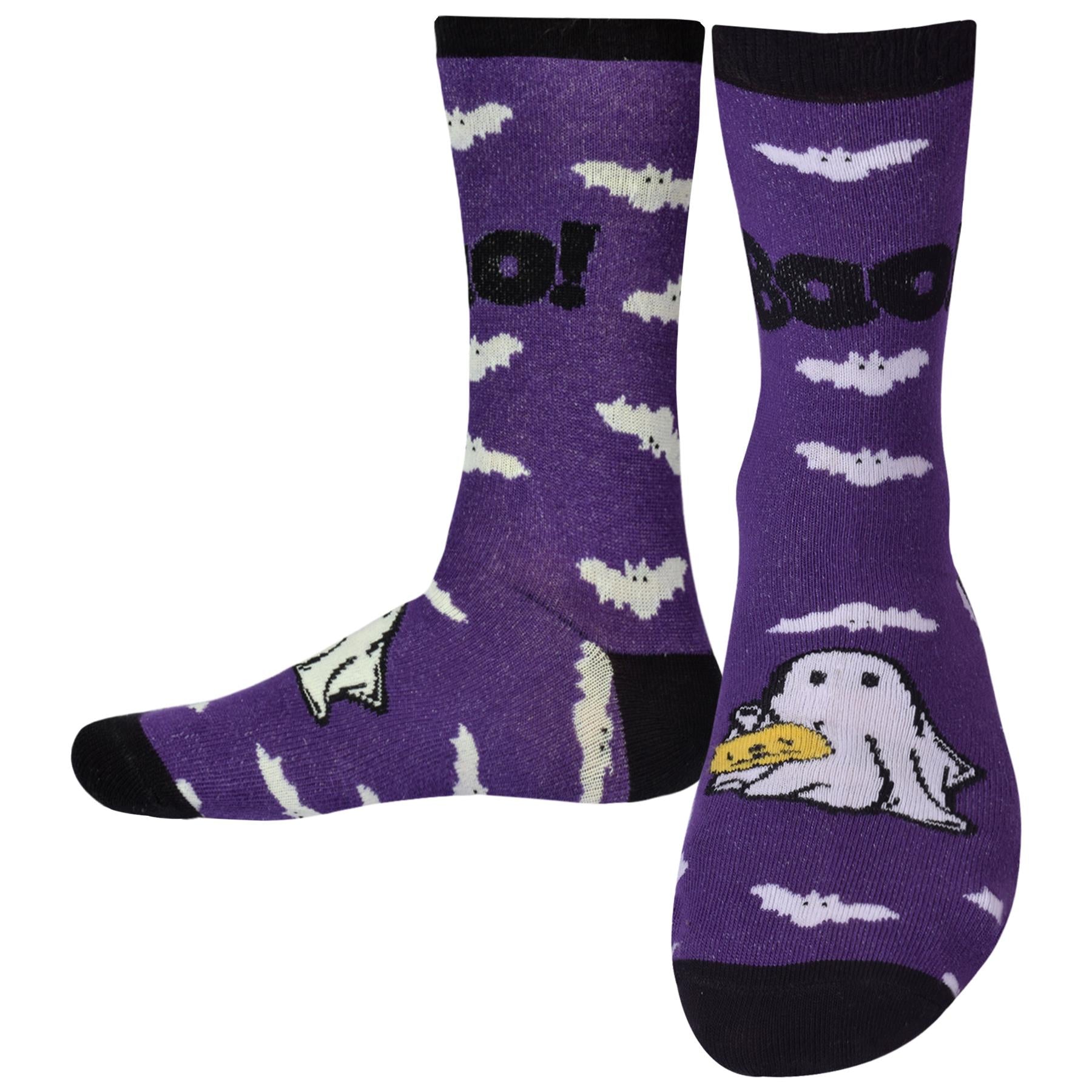 A2Z 4 Kids Girls Boys Novelty Halloween Boo Crew Socks Comfort Warm Thick Socks