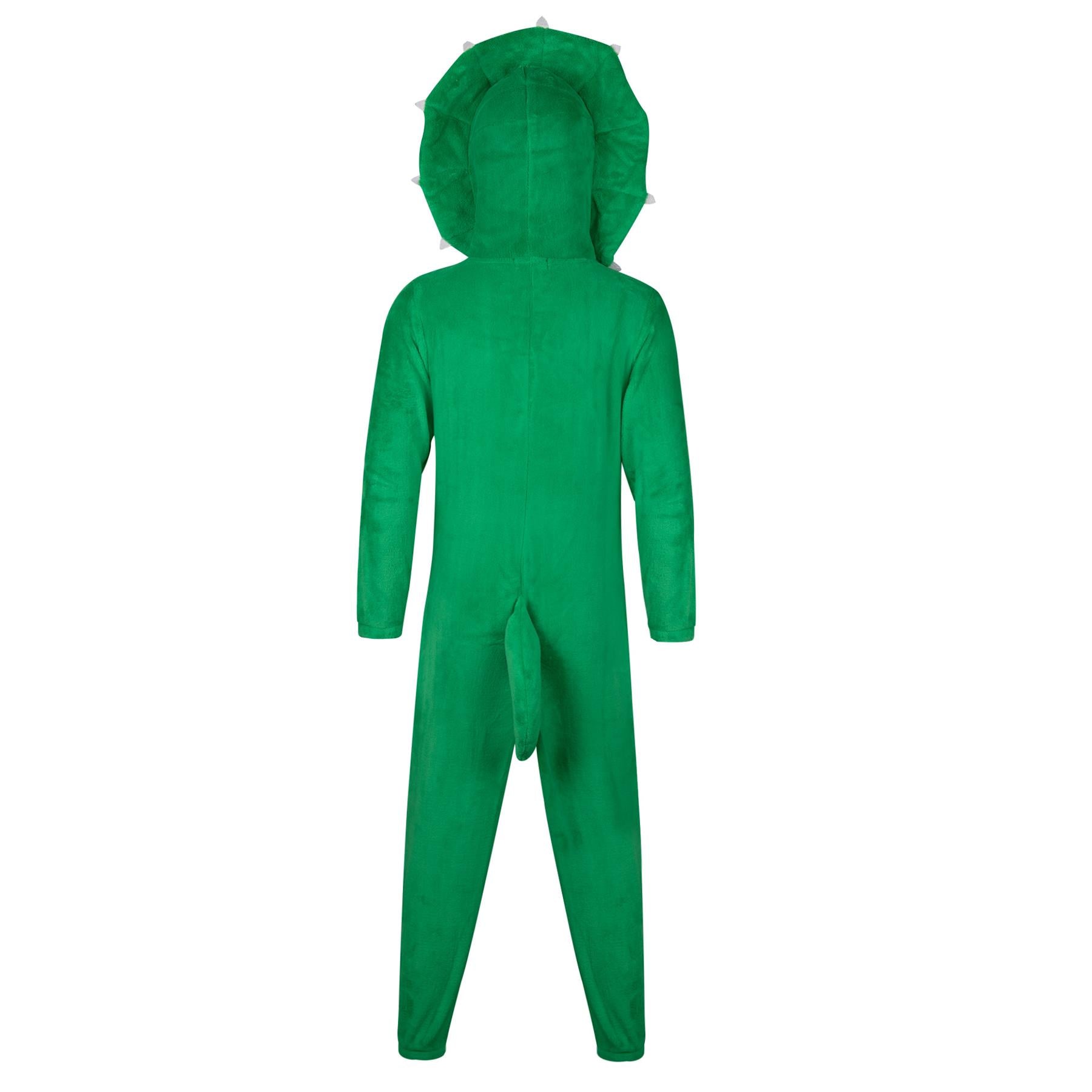 Kids Unisex Dinosaur Onesie Animal Face Jumpsuits Playsuit One Piece Loungesuit