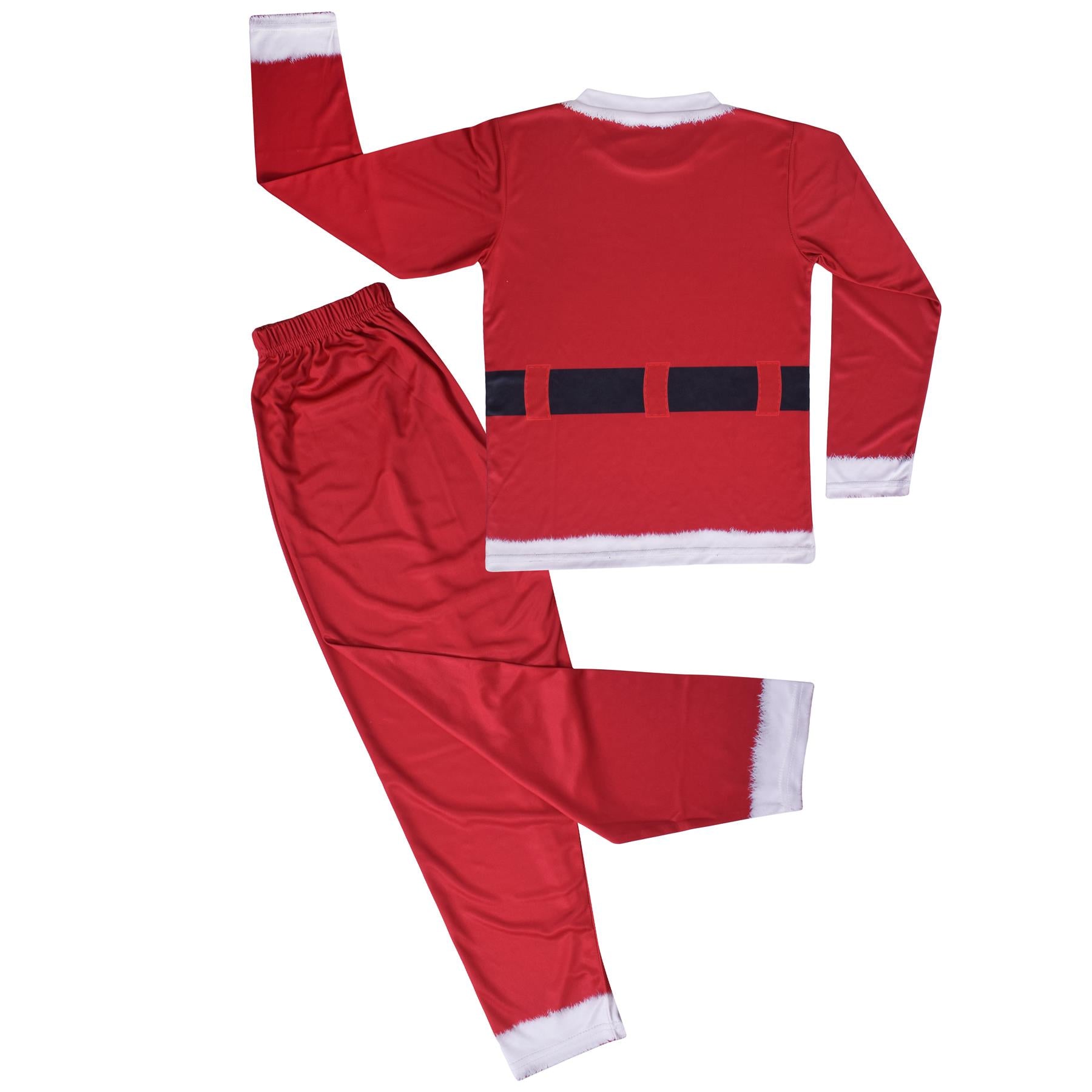 Kids Girls Boys Santa Christmas Costume Kids Father Christmas Outfit