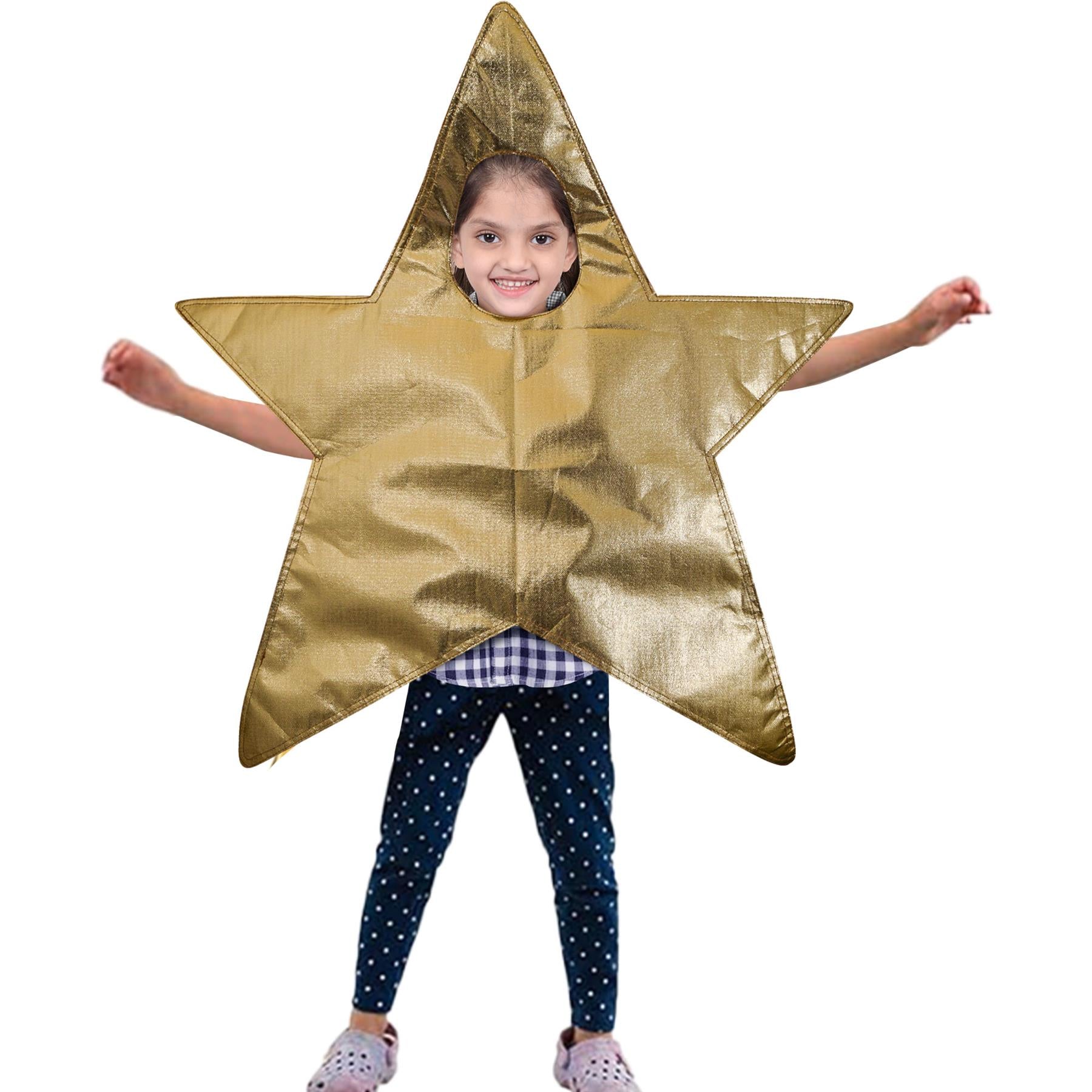 Kids Xmas Nativity Star Costume School Play Fancy Dress Costume Age 3-8 Years