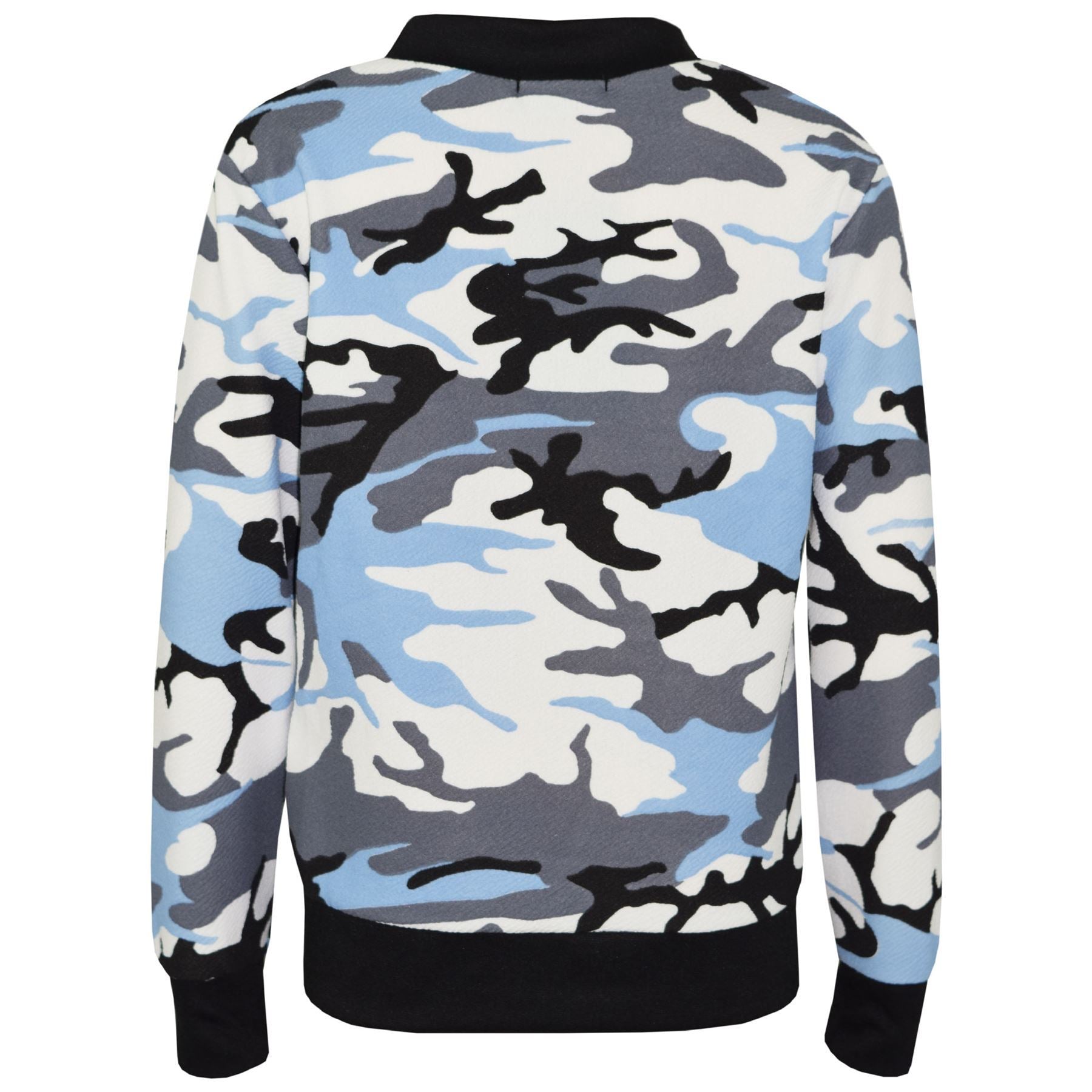 Kids Gilrs Camouflage Print Crop Top Legging Jacket Tracksuit Age 7-13 Years