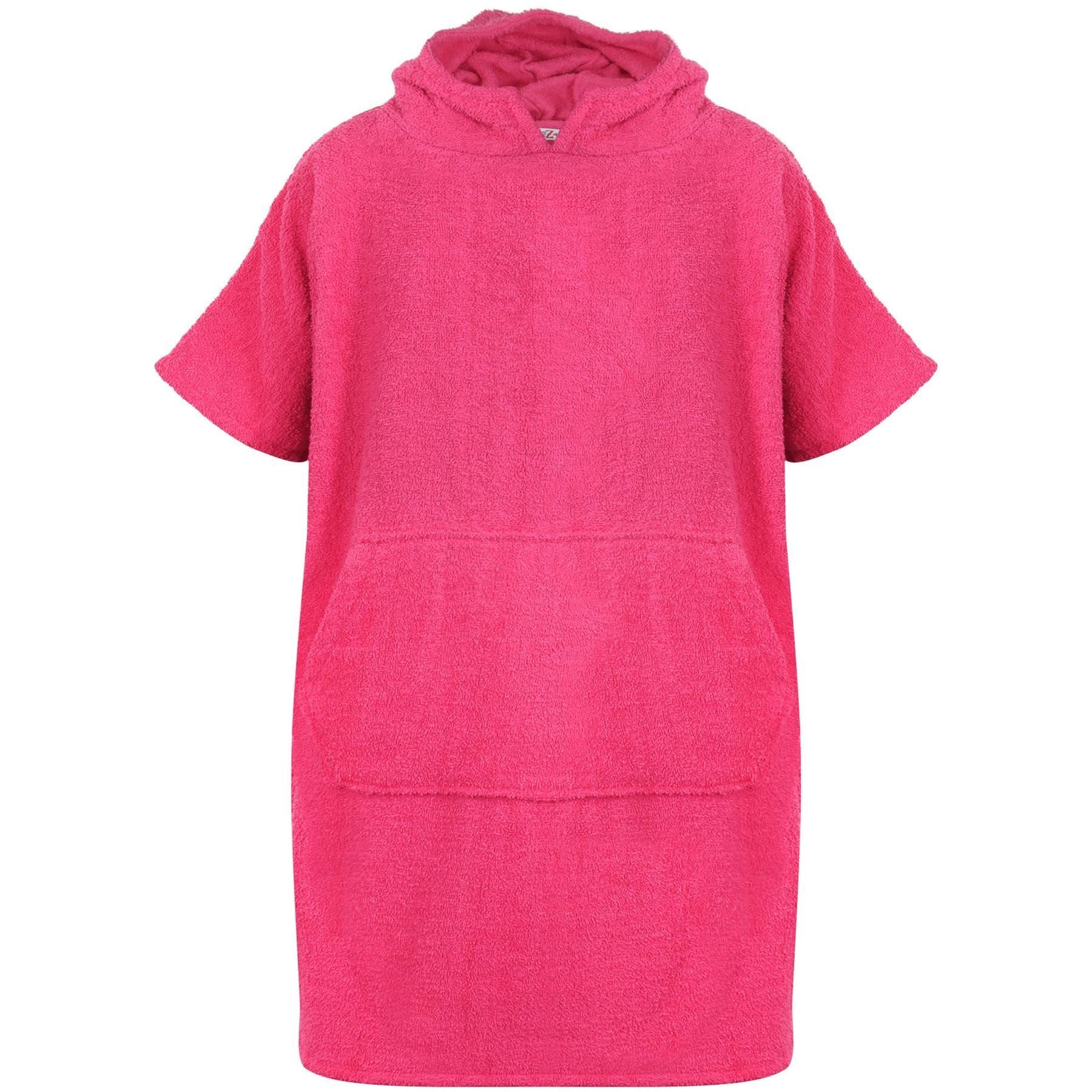 Kids Girls Boys Towel Bathrobe Soft Hooded Dressing Gown Beach Bath Pool Robe