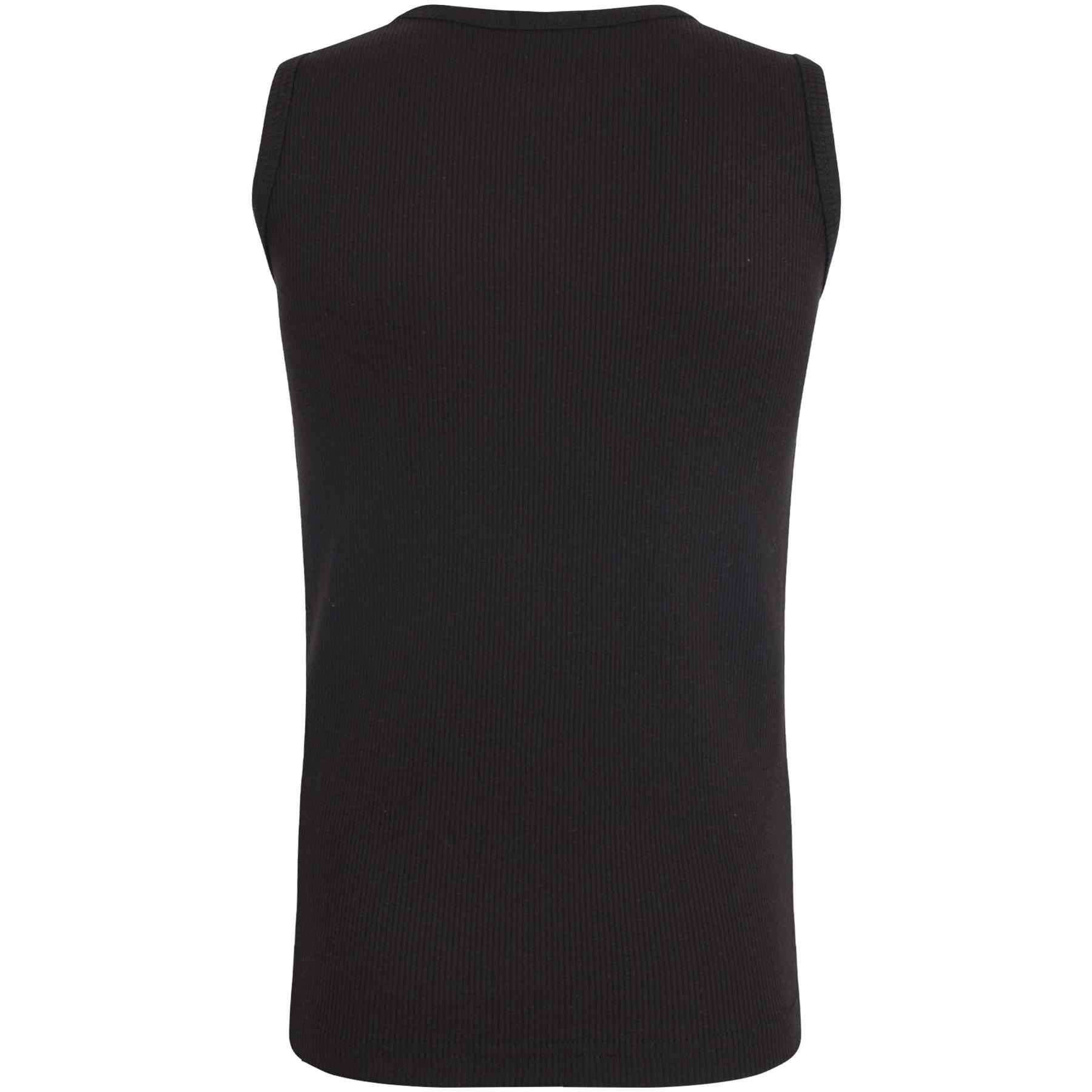 Kids Girls Ribbed Vest Top 100% Thick Cotton Fashion Tank Tops T Shirt 2-13 Year