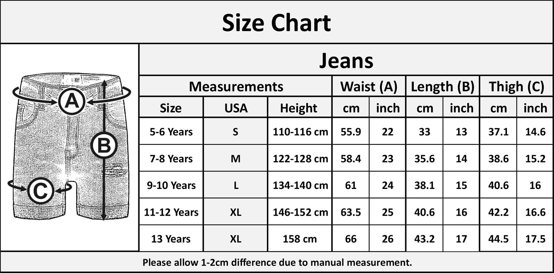 Kids Shorts Boys Girls Denim Ripped Chino Bermuda Shorts Knee Length 5-13 Years