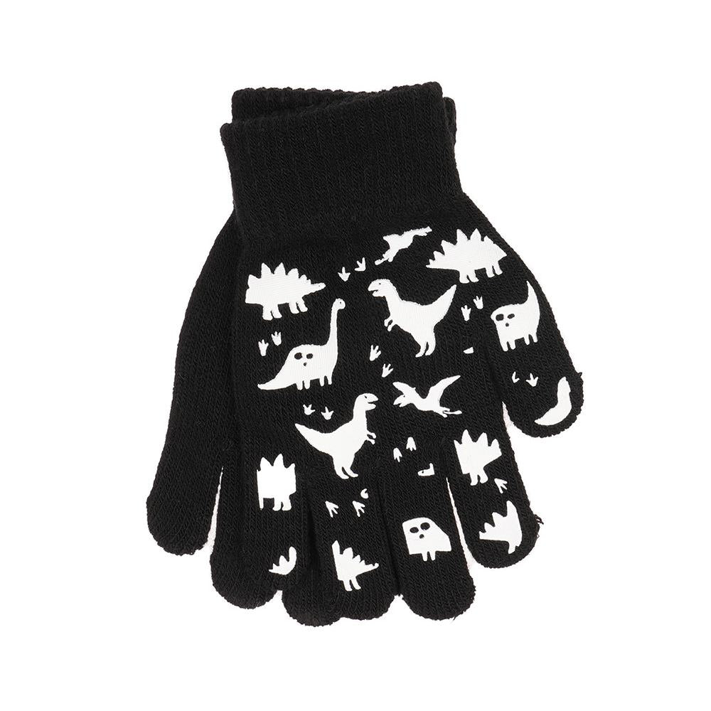 Boys 3 Pack Gloves Winter Warm Thermal Magic Mitten One Size Fit Stretchy Gloves