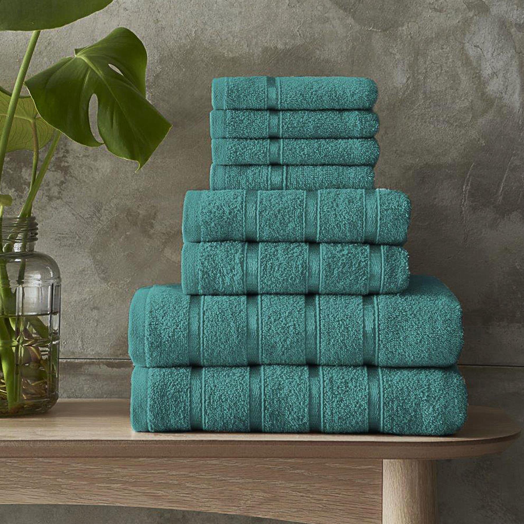 8 Piece Soft & Absorbent Towel Bale Set