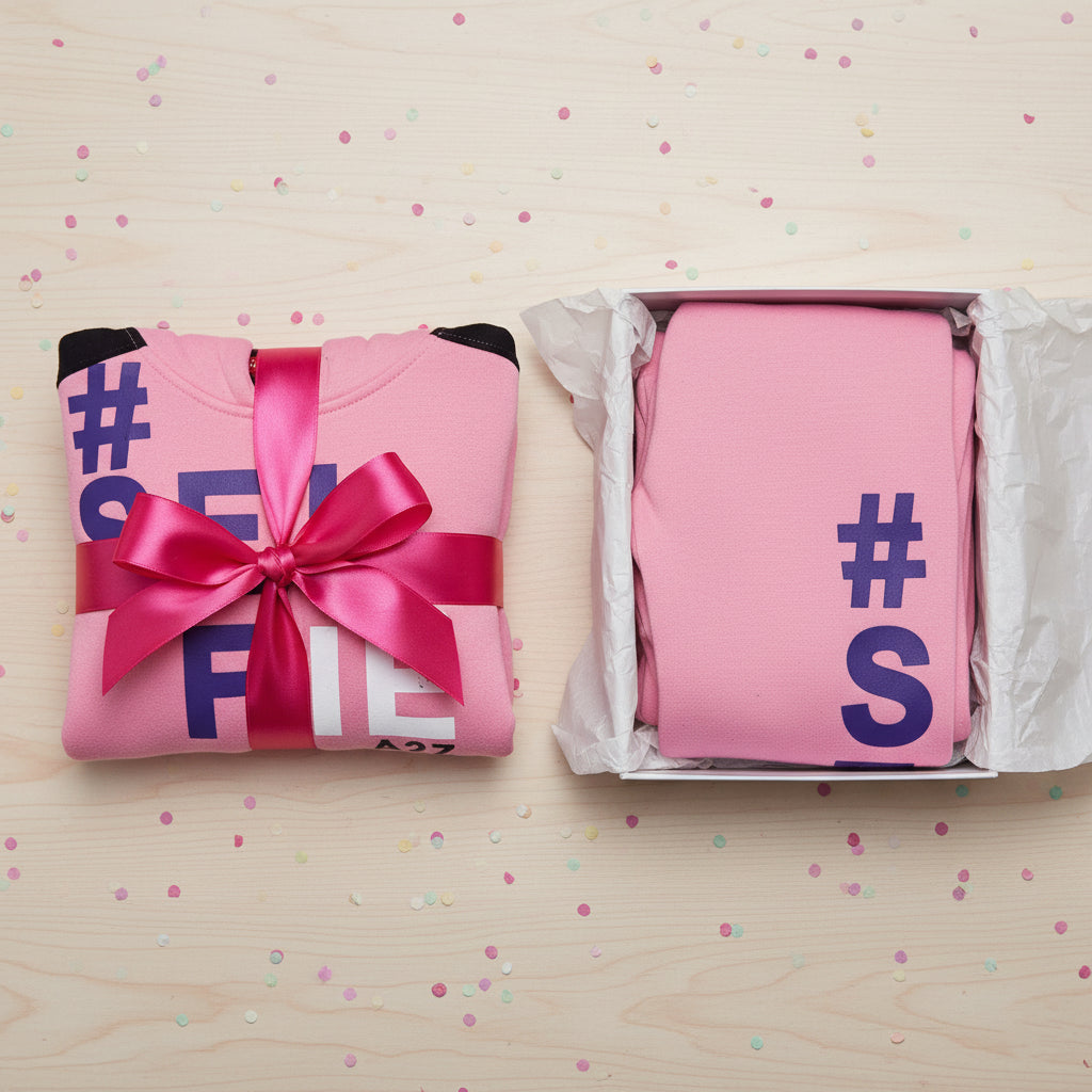 A2Z 4 Kids Girls Boys #SELFIE Tracksuit Hoodie & Joggers Outfit Set Top Bottom