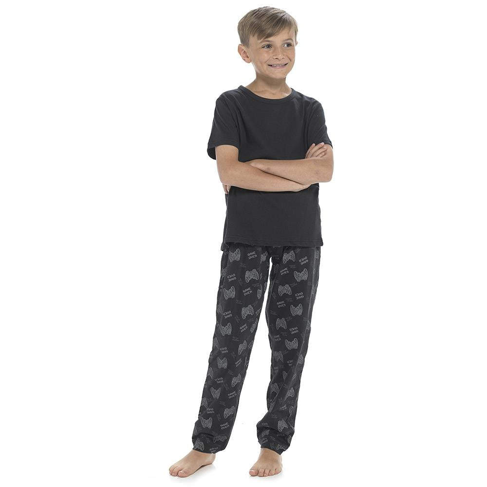 A2Z 4 Kids Boys Short Sleeve Pyjamas Set 2 Piece Comfortable Sleepwear Set