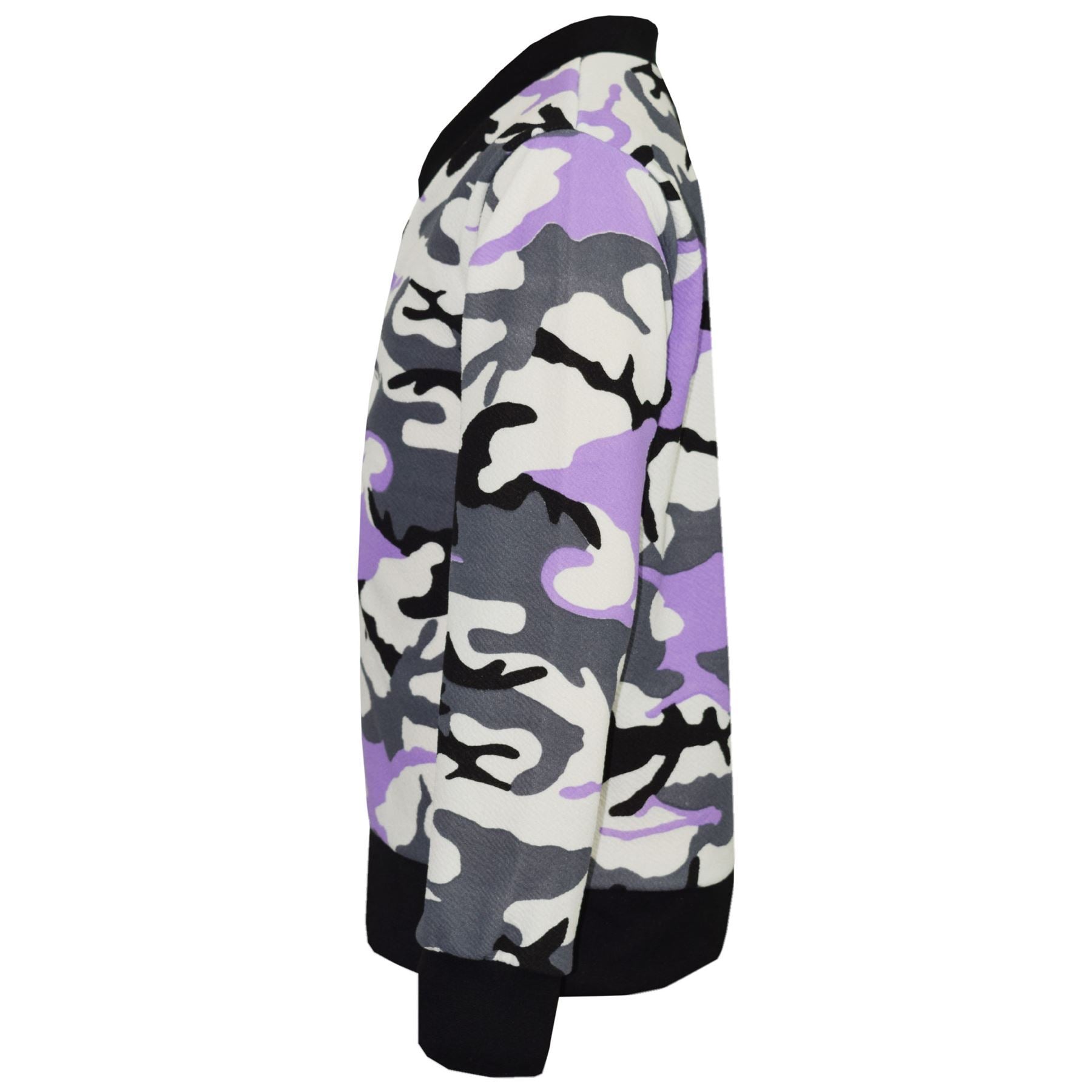 Kids Gilrs Camouflage Print Crop Top Legging Jacket Tracksuit Age 7-13 Years