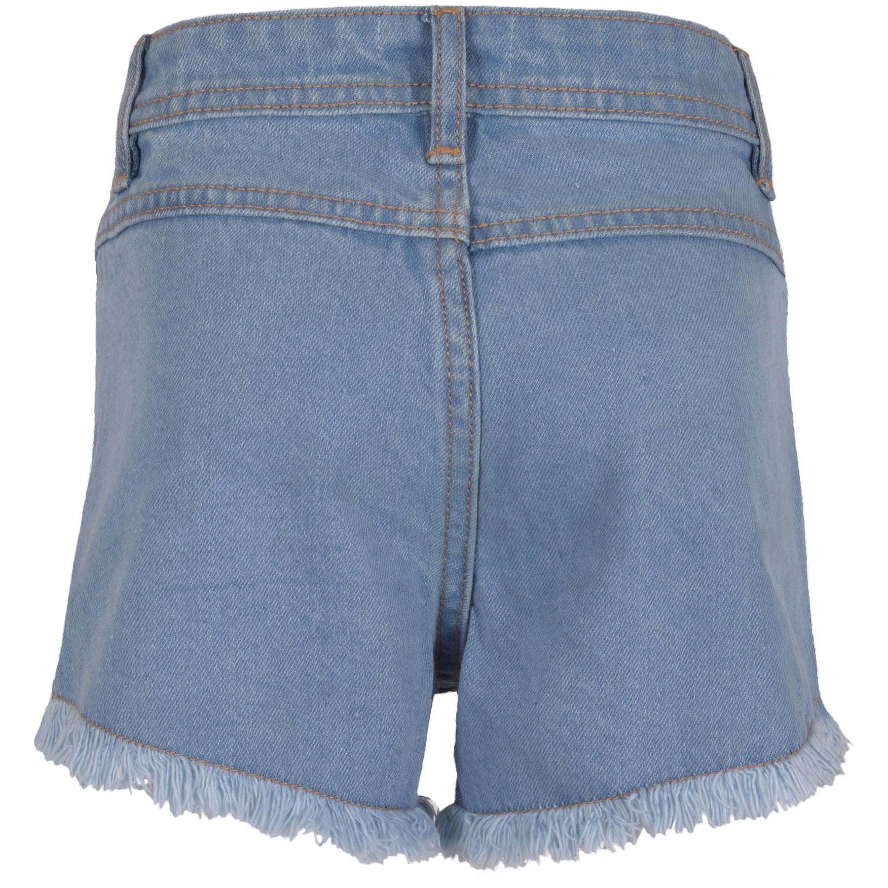 Kids Girls Shorts Ripped Jeans Hot Pants Summer Denim Short