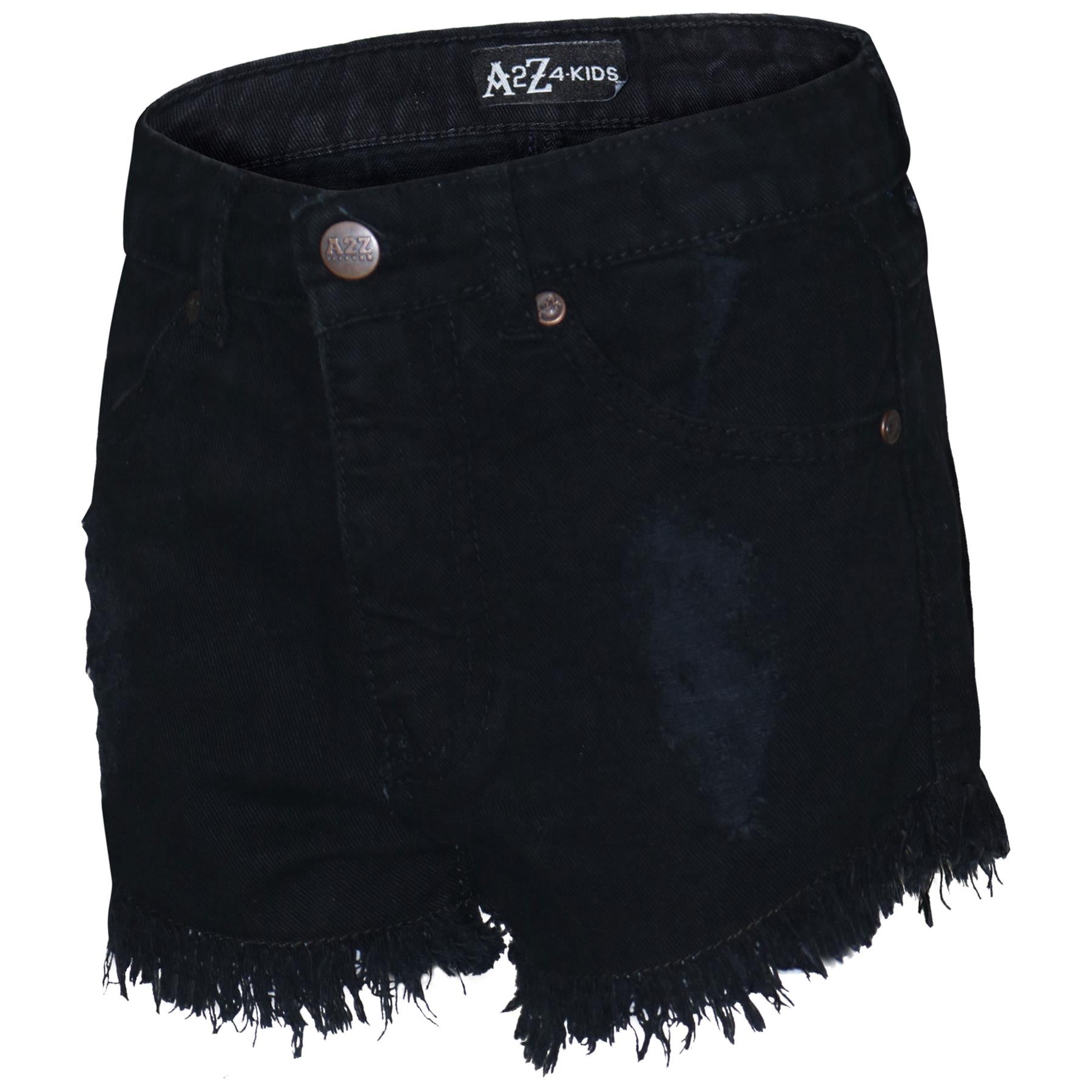 Kids Girls Shorts Ripped Jeans Hot Pants Summer Denim Short