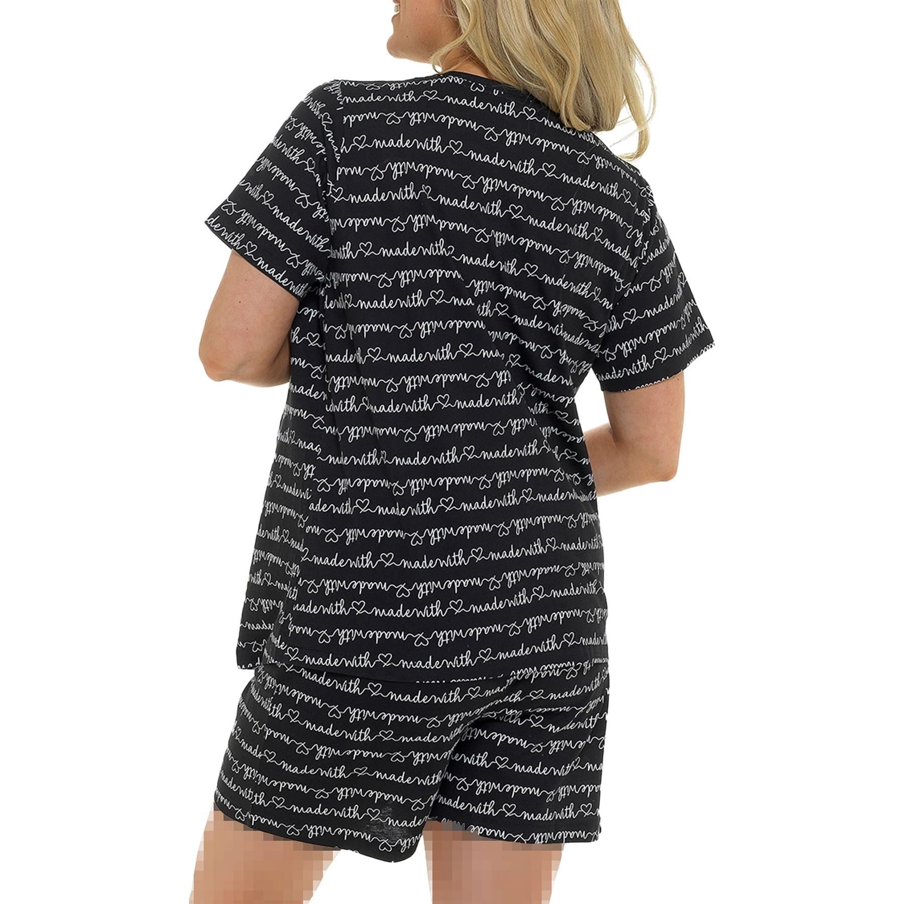 A2Z Ladies Maternity Shorts Pyjamas Set Printed Pregnancy Nightwear PJS Set