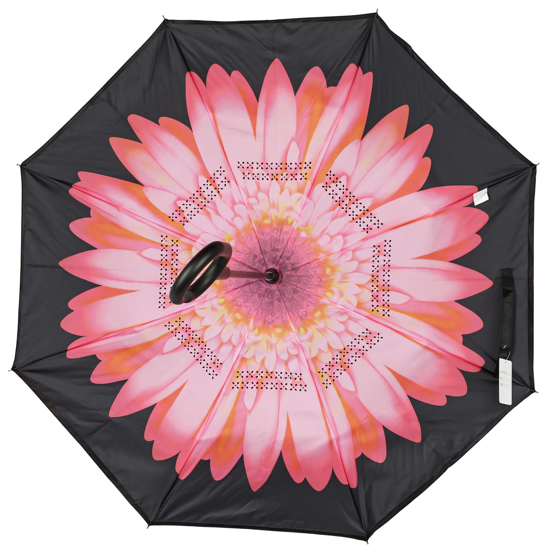 A2Z Women's Dual Layer Inverted Umbrella Reverse Open Folding Umbrella C Handle