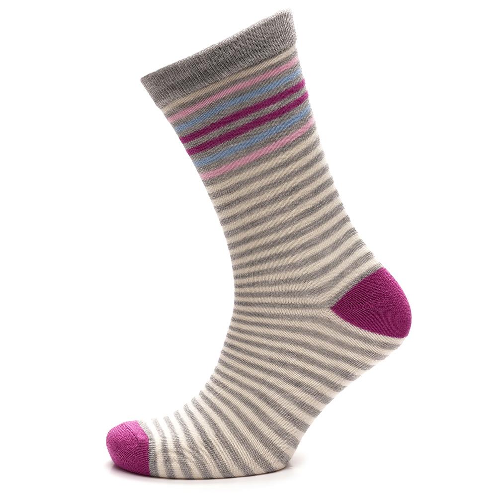 Ladies 3 Pack Black Heel & Toe Pattern Stripe Spot Novelty Drinks Cakes Design