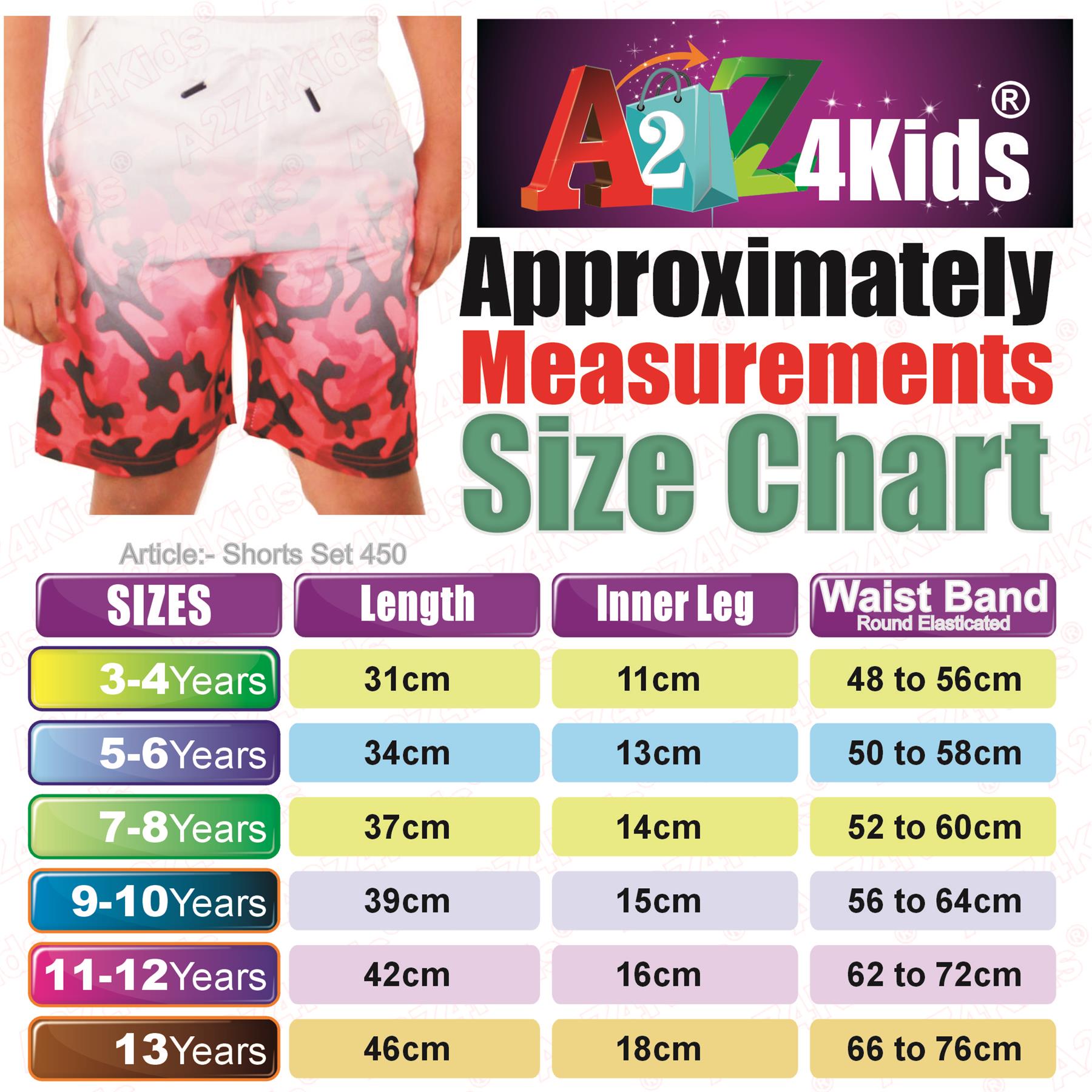 Kids Boys Gradient Colour Shorts Two Tone Fade New Summer Fashion Age 5-13 Years