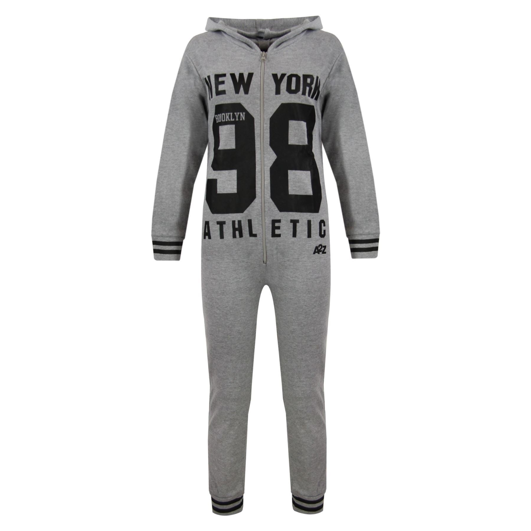 A2Z Onesie One Piece Kids Girls Boys New York 98 Print Pyjamas Costume Gifts