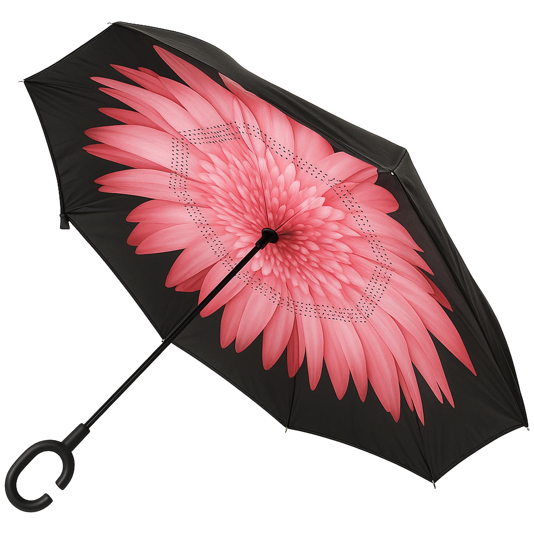 A2Z Women's Dual Layer Inverted Umbrella Reverse Open Folding Umbrella C Handle