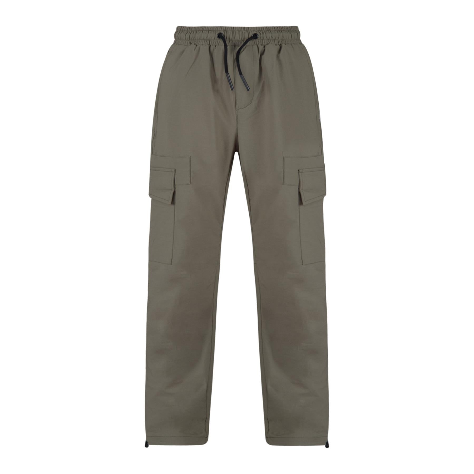 A2Z 4 Kids Boys Active Cargo Trousers Elasticated Waist Slim Fit Joggers Pants