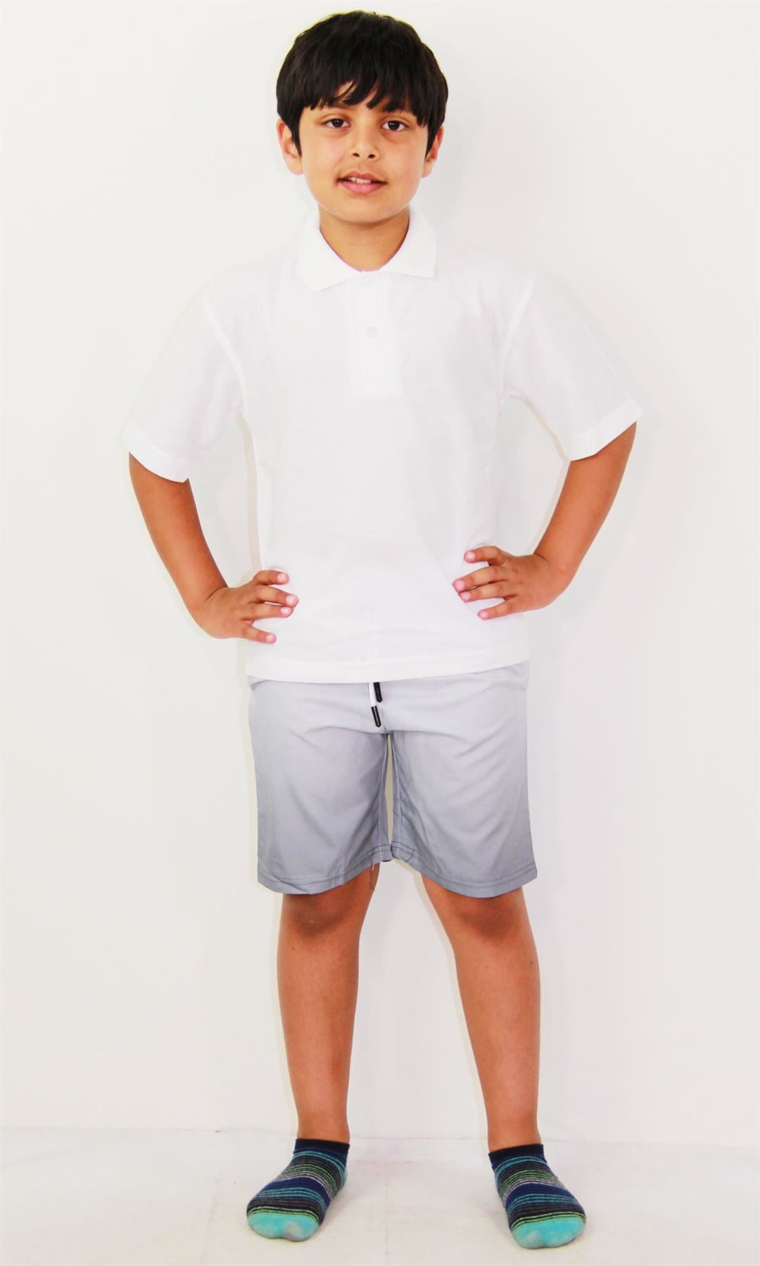 Kids Boys Gradient Colour Shorts Two Tone Fade New Summer Fashion Age 5-13 Years