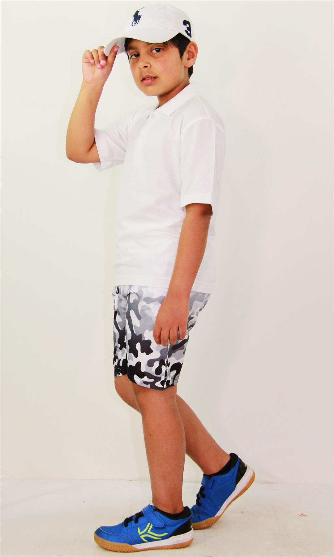 Kids Boys Gradient Colour Shorts Two Tone Fade New Summer Fashion Age 5-13 Years