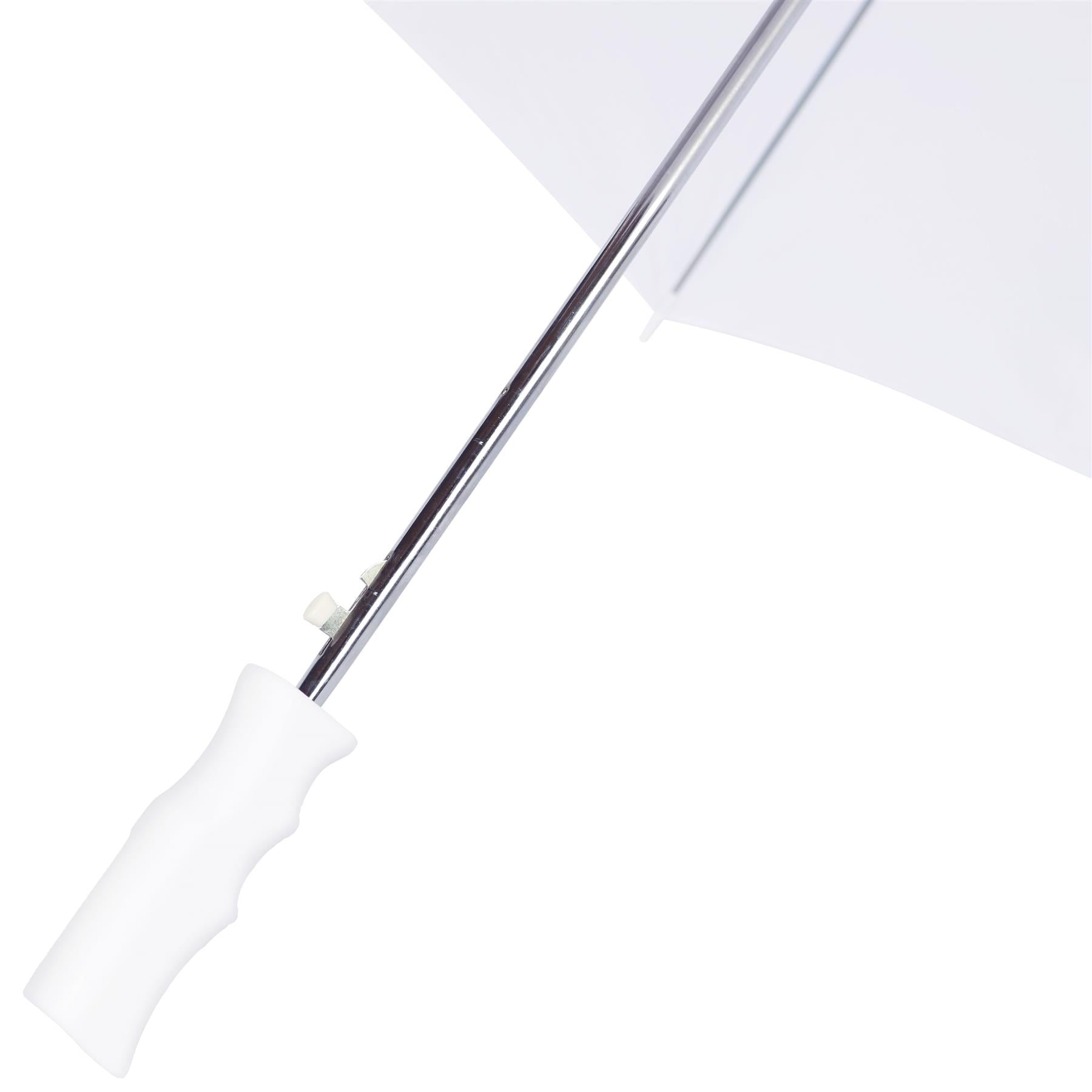 Wedding Umbrella 46" Auto Open Bridal Brolly Ideal For Photoshoot Outdoor Canopy