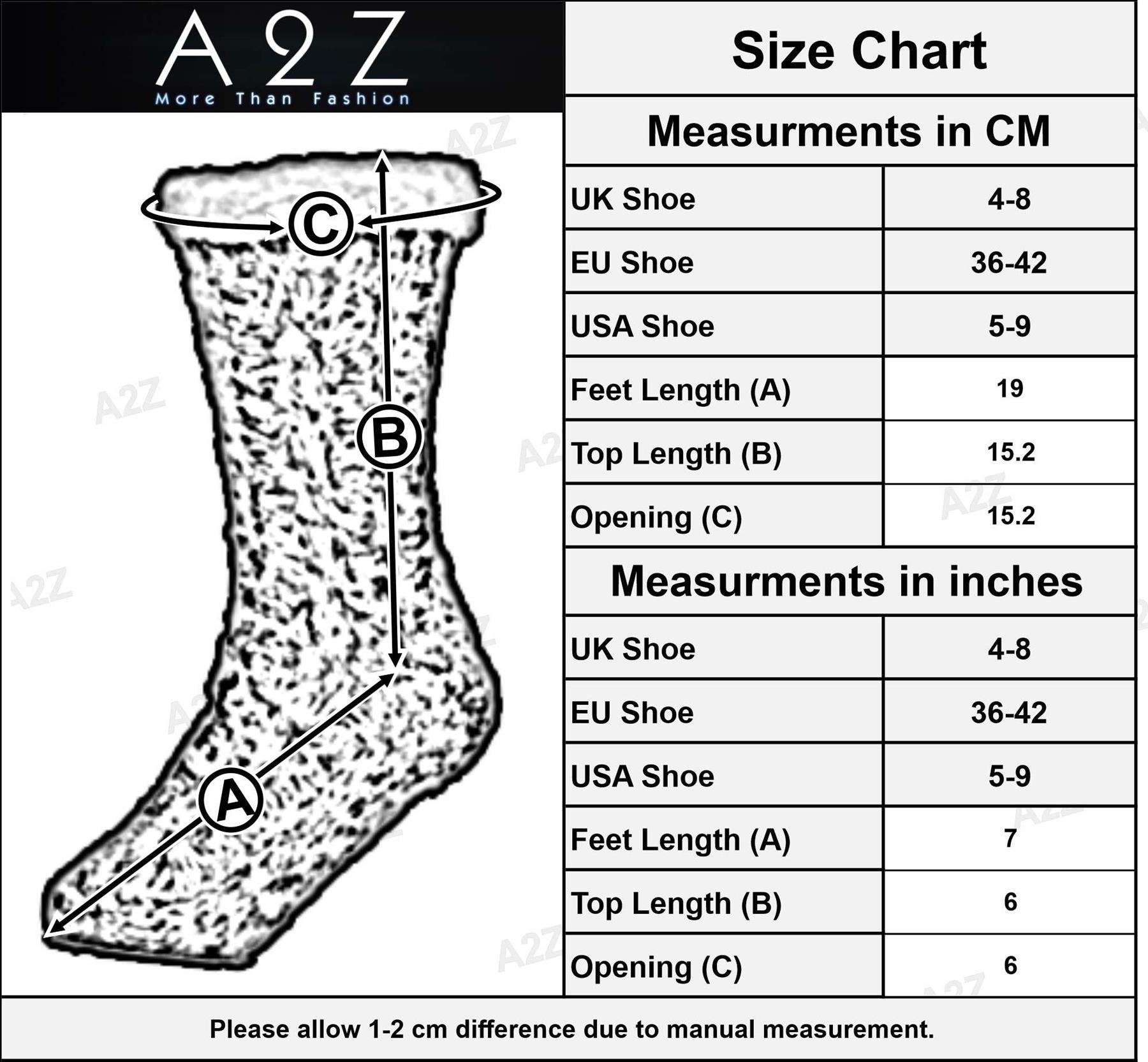 A2Z Ladies Fairisle Lounge Socks With Sherpa Lining Gripper Anti Slip Women Sock