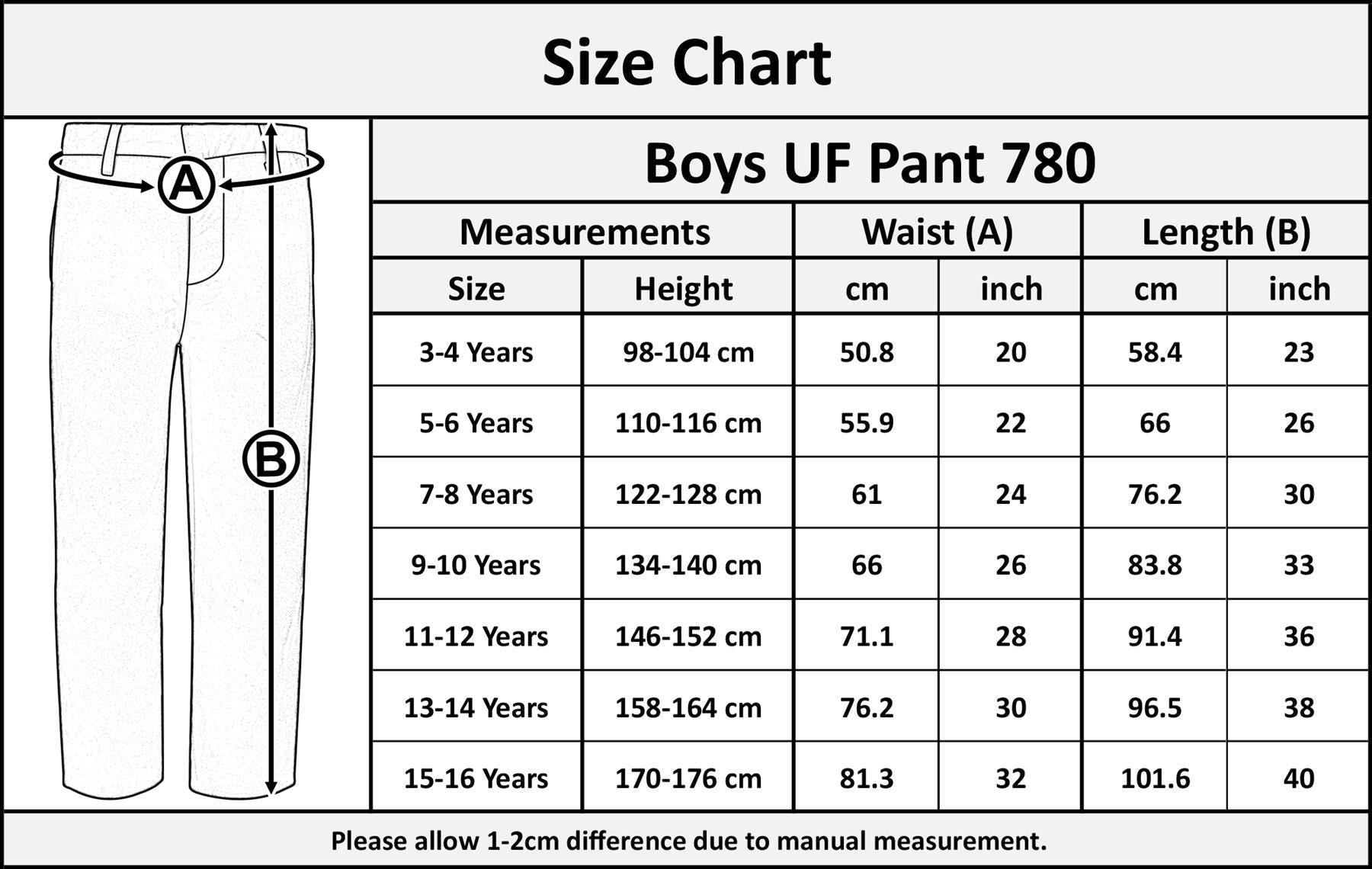 Kids Boys Pants Plain School Uniform Pull Up Regular Fit Elasticated Trouser