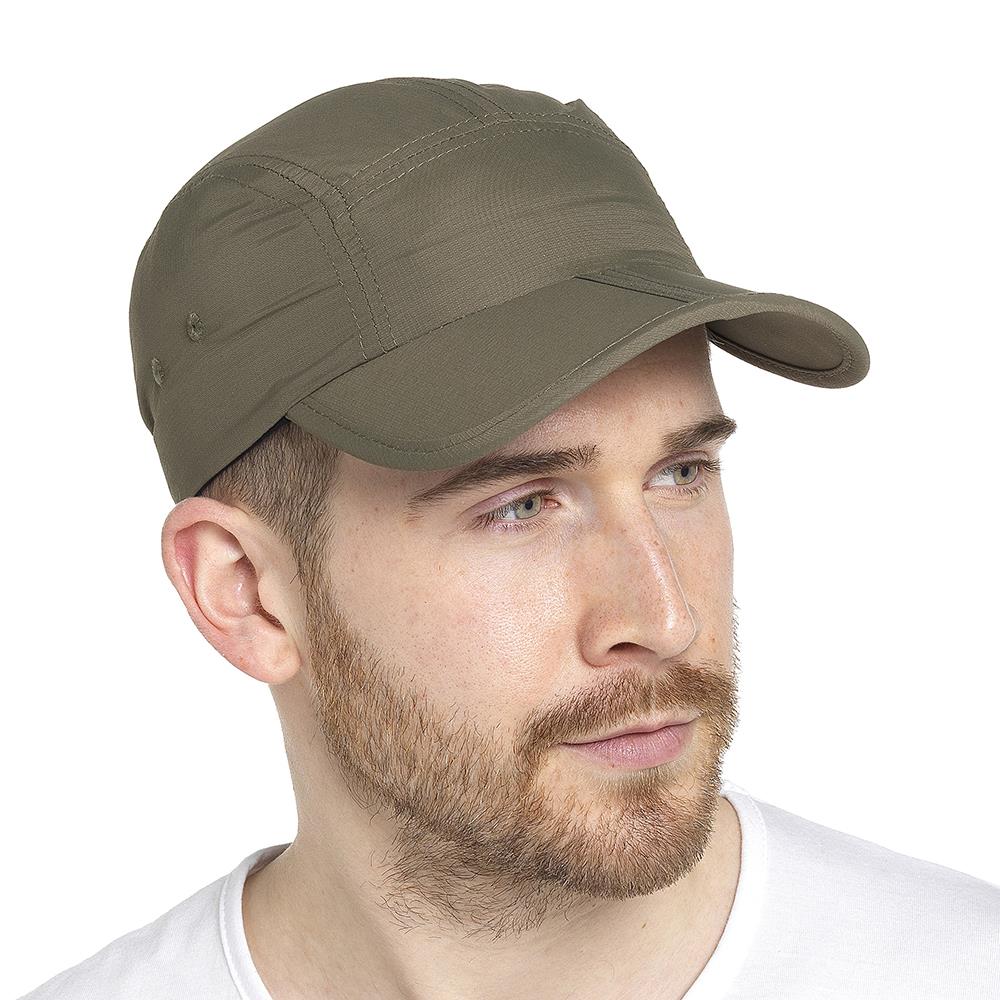 A2Z Mens Plain Baseball Cap Breathable Nylon Classic Crew Cap Snapback