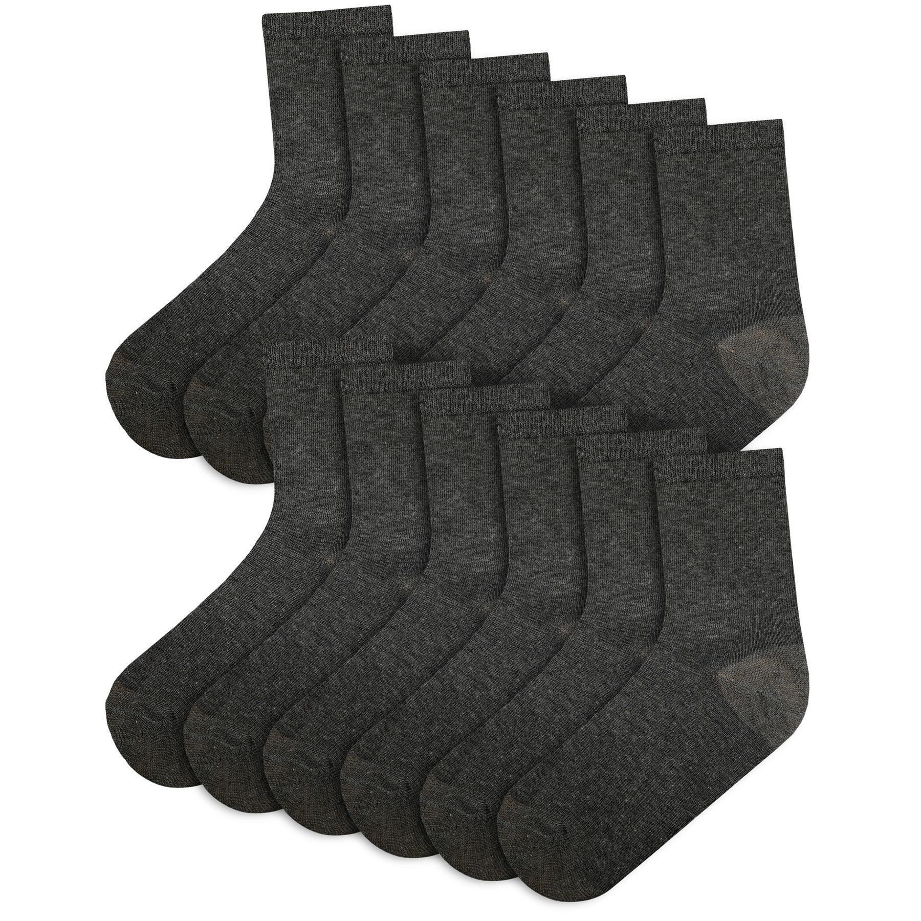 Mens Cotton Rich Plain Socks Pack Of 6 Luxurious Breathable Soft Socks For Mens