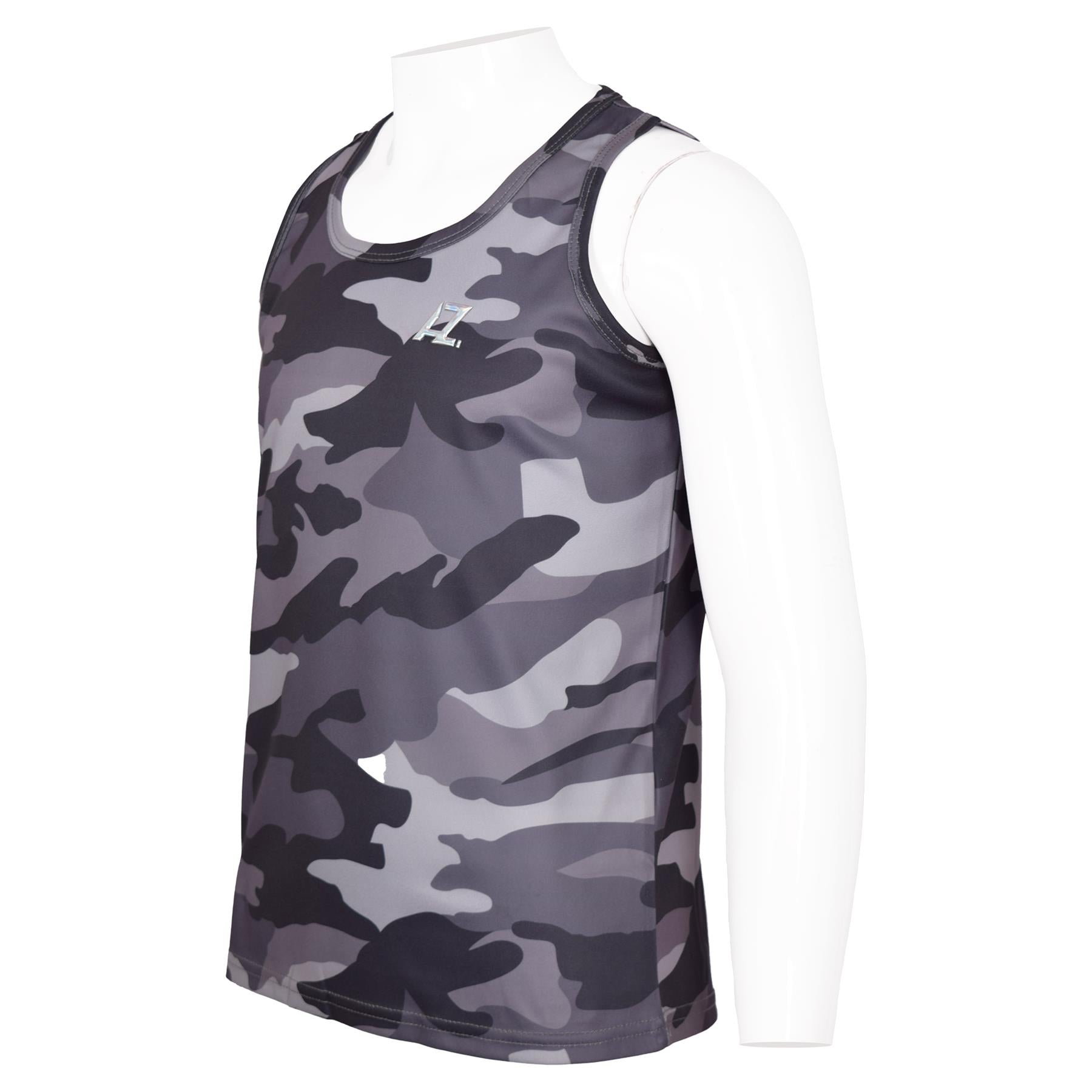 Kids Boys Camouflage Sports Vest Athletic Soft Feel Summer Tank Sleeveless Top