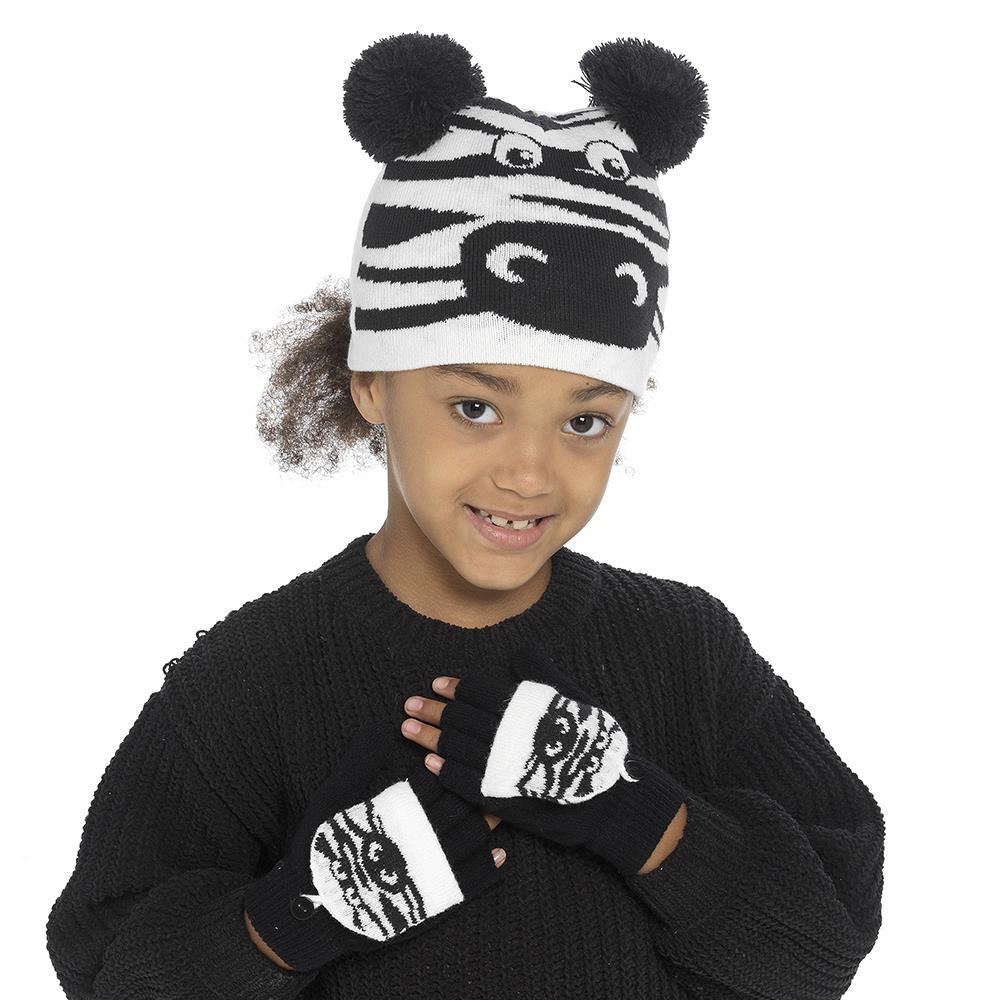 A2Z 4 Kids Novelty Animal Hat Gloves Set Winter Warm Hats Mitten Gloves Sets