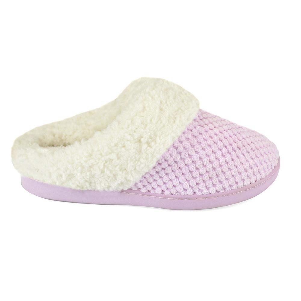 Women Slippers Winter Warm Waffle Memory Foam Comfortable Non-Slip Mule Slipper