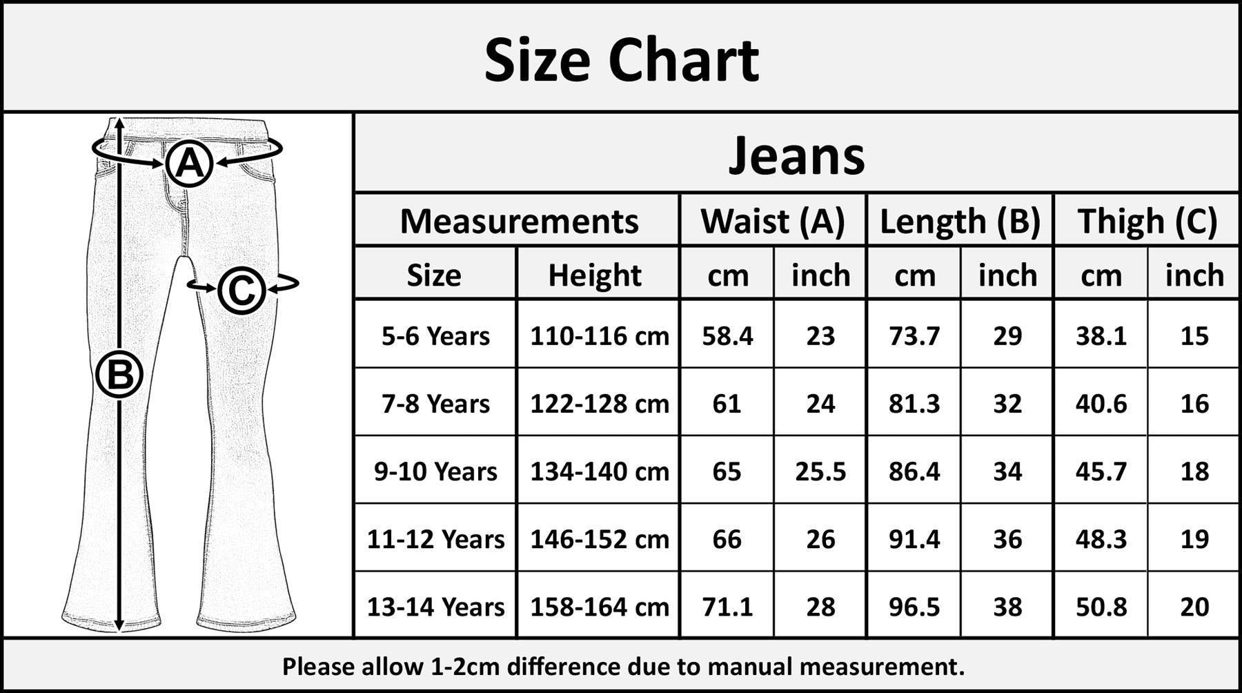 A2Z 4 Kids Girls Denim Jeans Stretchy Dark Bue Flared Ripped Bell Bottom Pants