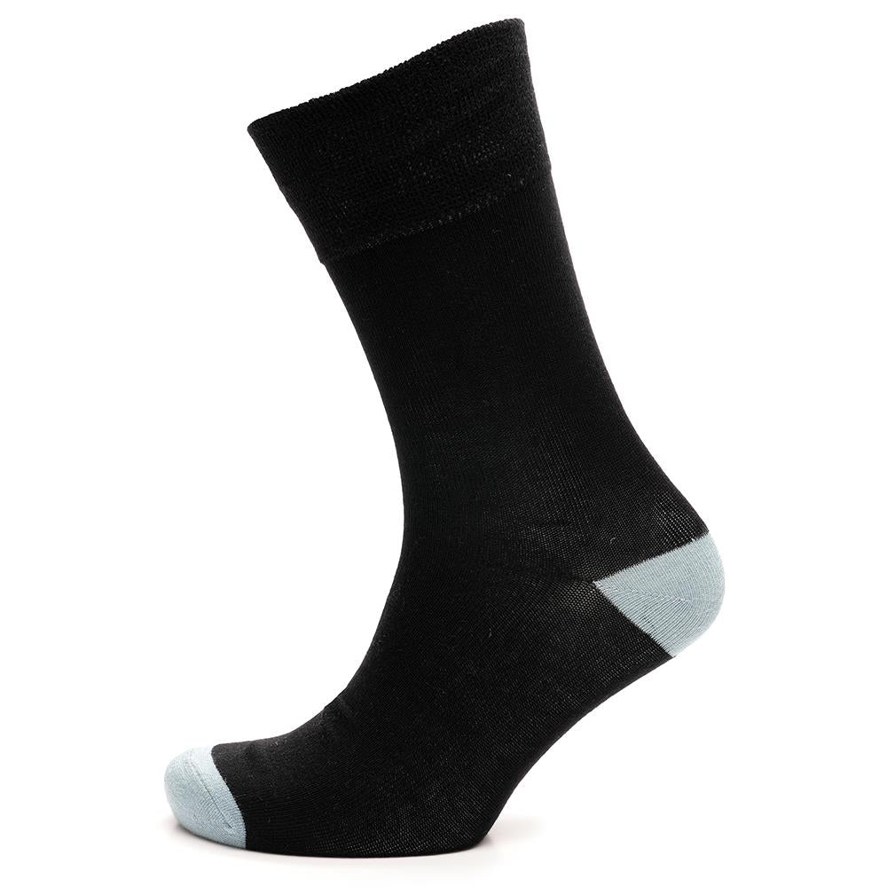 Ladies 3 Pack Bamboo Socks Non Elastic Heel & Toe Design Striped & Spotty Socks